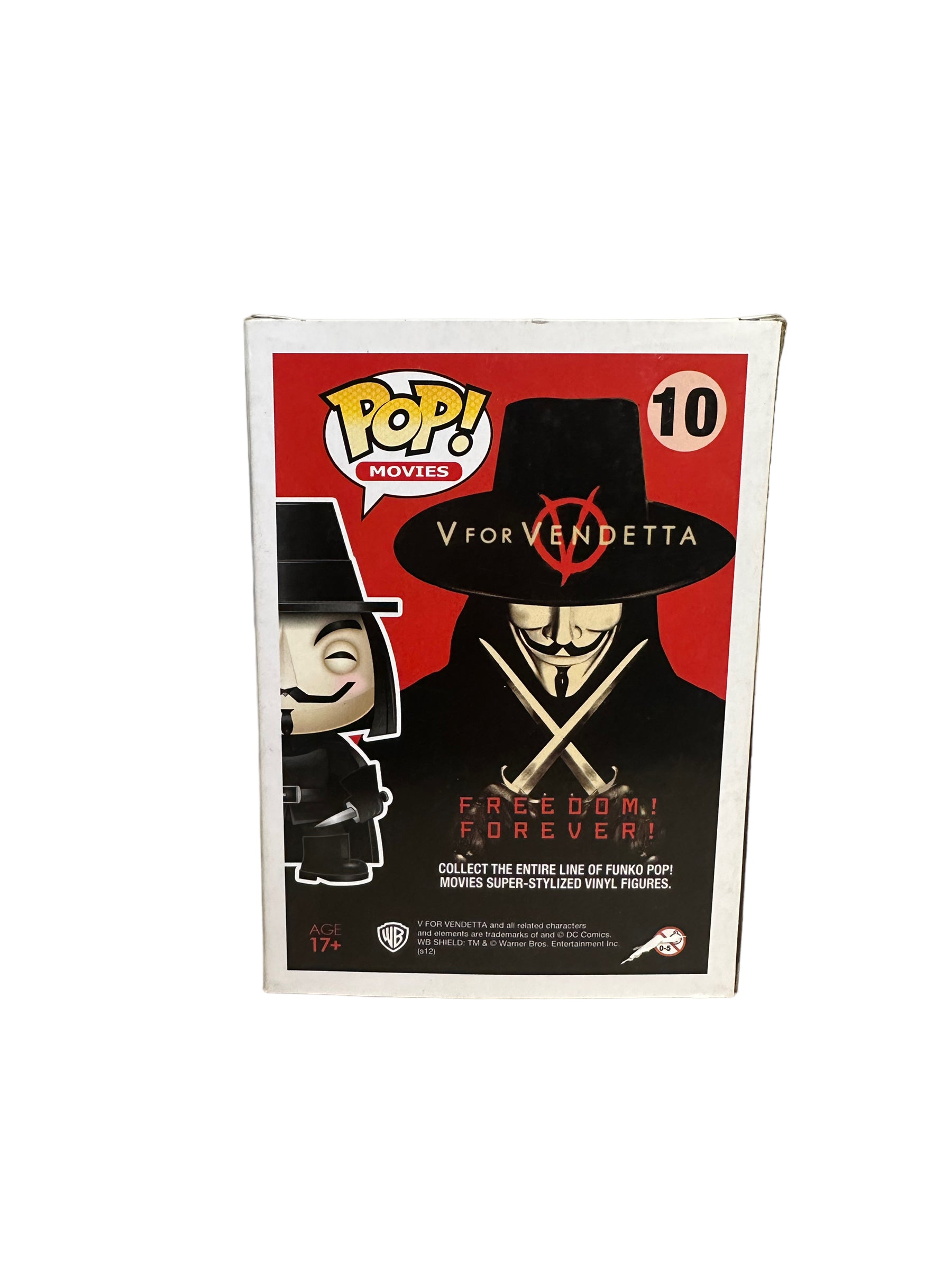 V For Vendetta #10 (Metallic) Funko Pop! - V For Vendetta - SDCC 2012 Exclusive LE480 Pcs - Condition 6.5/10