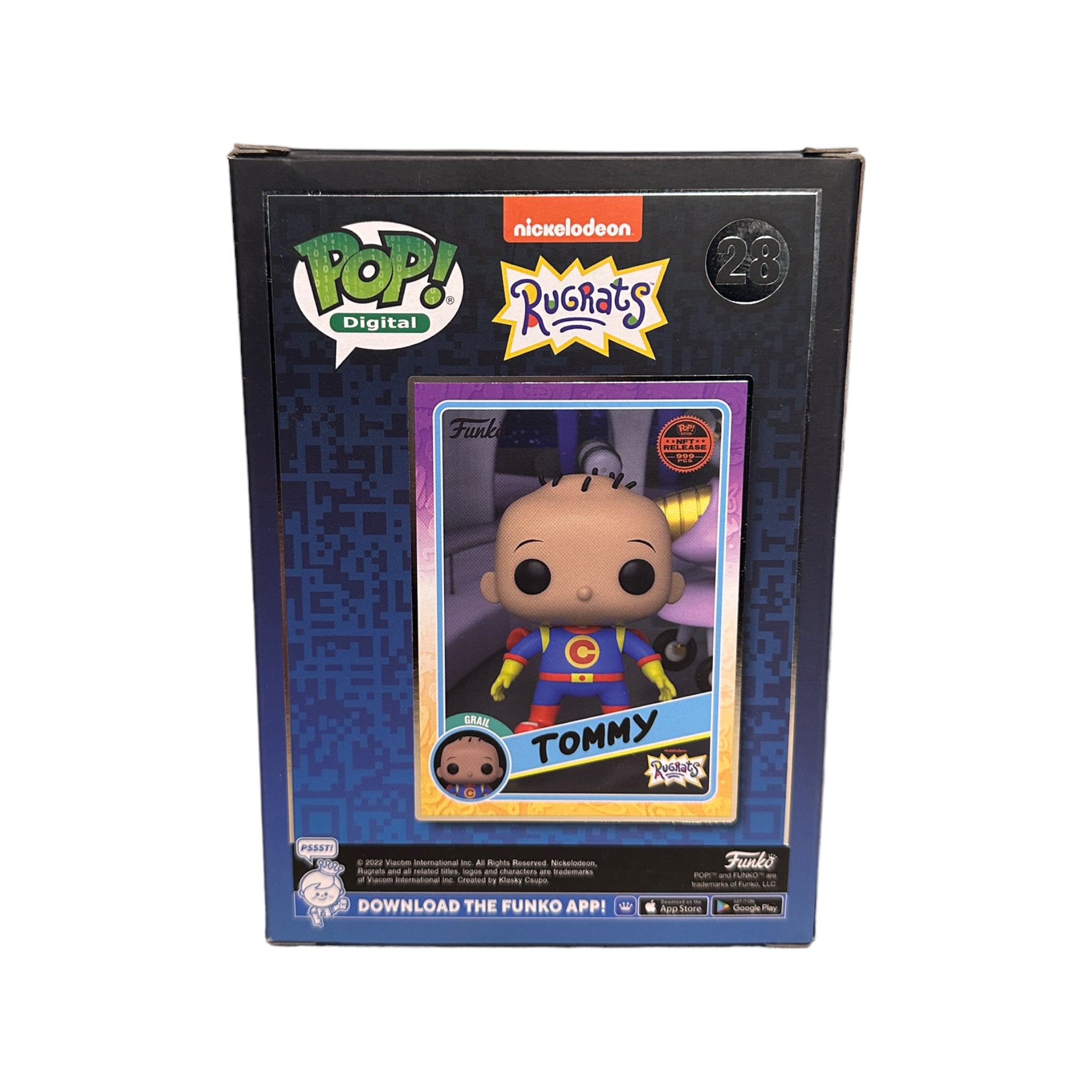 Tommy #28 Funko Pop! - Rugrats - NFT Release Exclusive LE999 Pcs - Condition 8.75/10