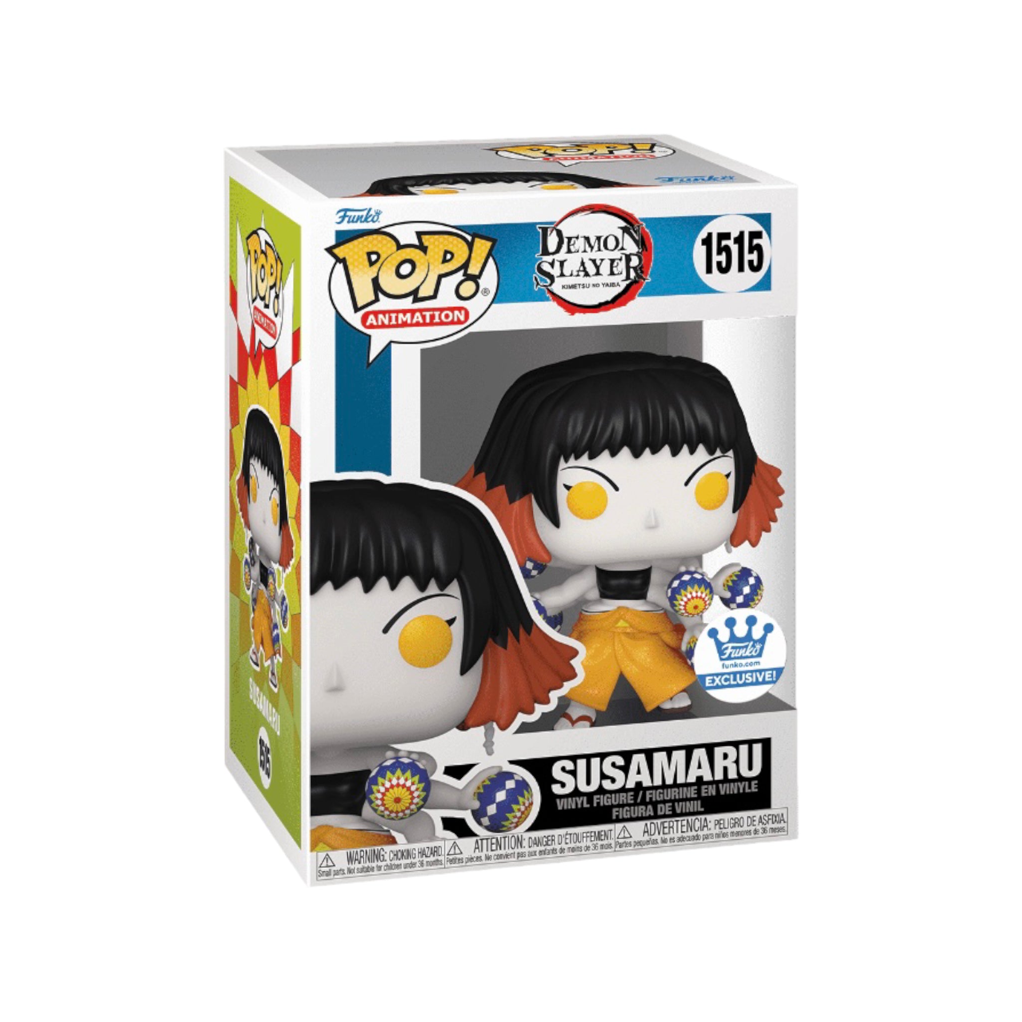 Susamaru #1515 (w/ Temari Balls) Funko Pop! - Demon Slayer - Funko Shop Exclusive