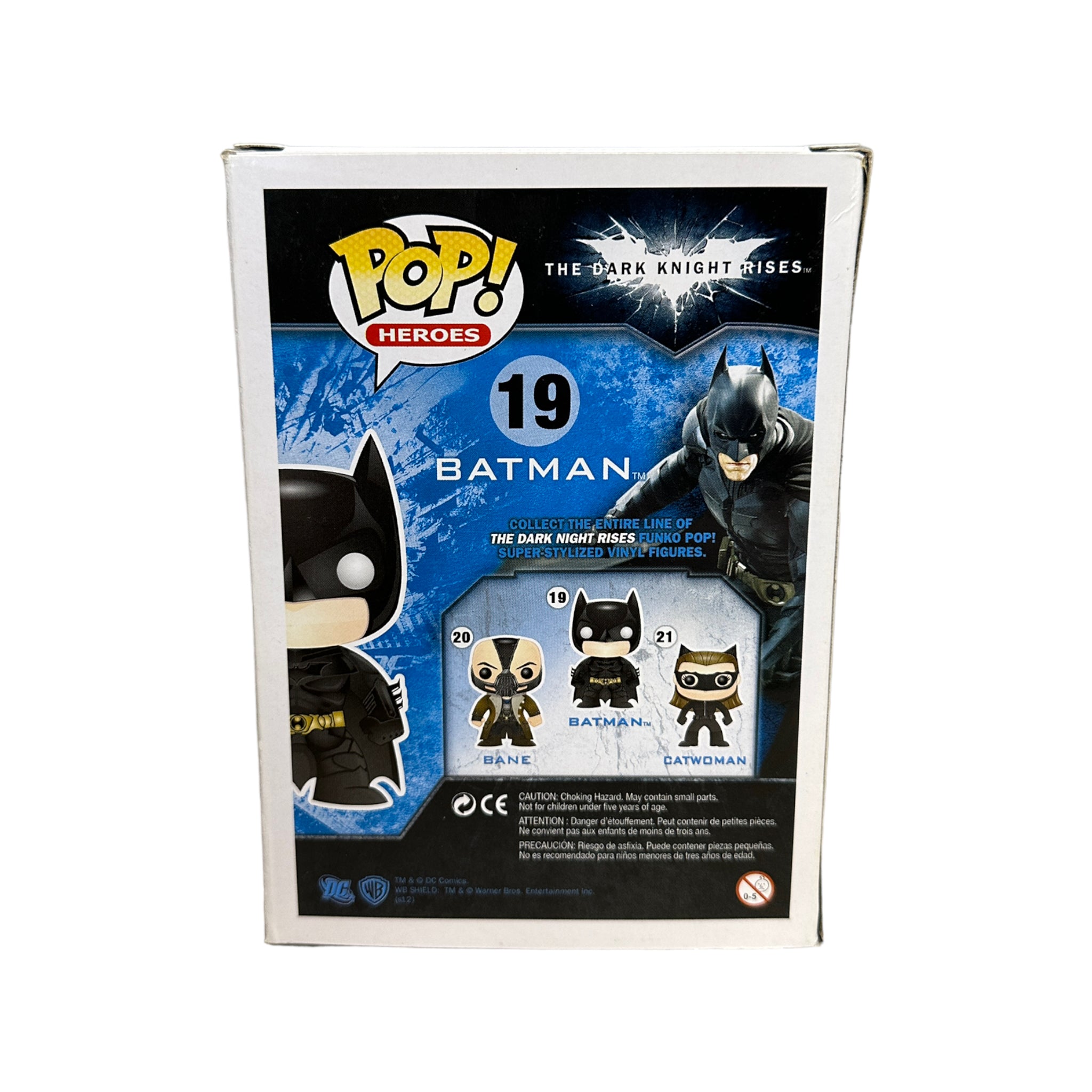 Batman #19 (Patina) Funko Pop! - The Dark Knight Rises - SDCC 2012 Exclusive LE480 Pcs - Condition 7.5/10