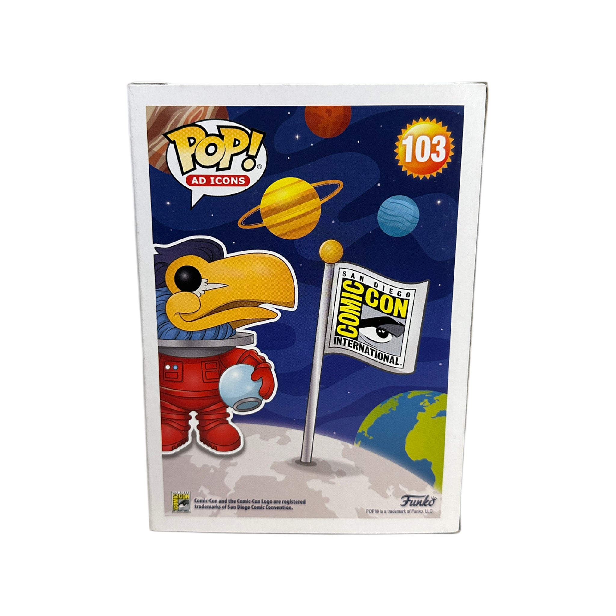 Toucan #103 (Astronaut Red) Funko Pop! - Ad Icons - SDCC 2020 Exclusive LE1000 Pcs - Condition 8/10