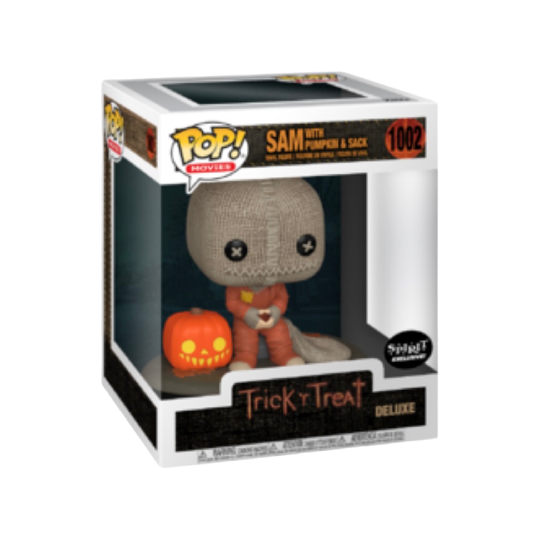 Sam with Pumpkin & Sack #1002 Deluxe Funko Pop! - Trick 'r Treat - Spirit Exclusive
