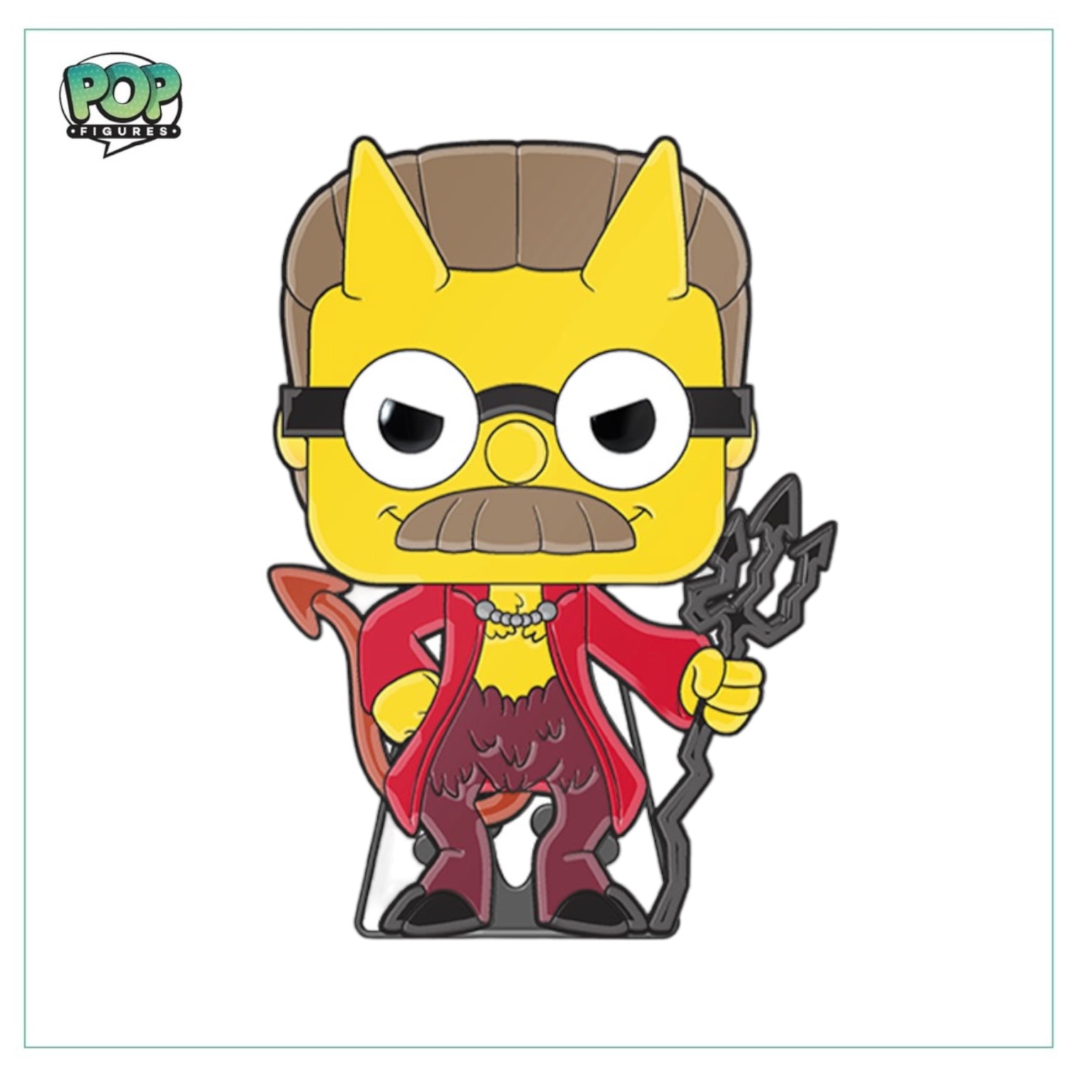 Devil Flanders #14 Funko Enamel Pop! Pin - The Simpsons - Treehouse of Horror