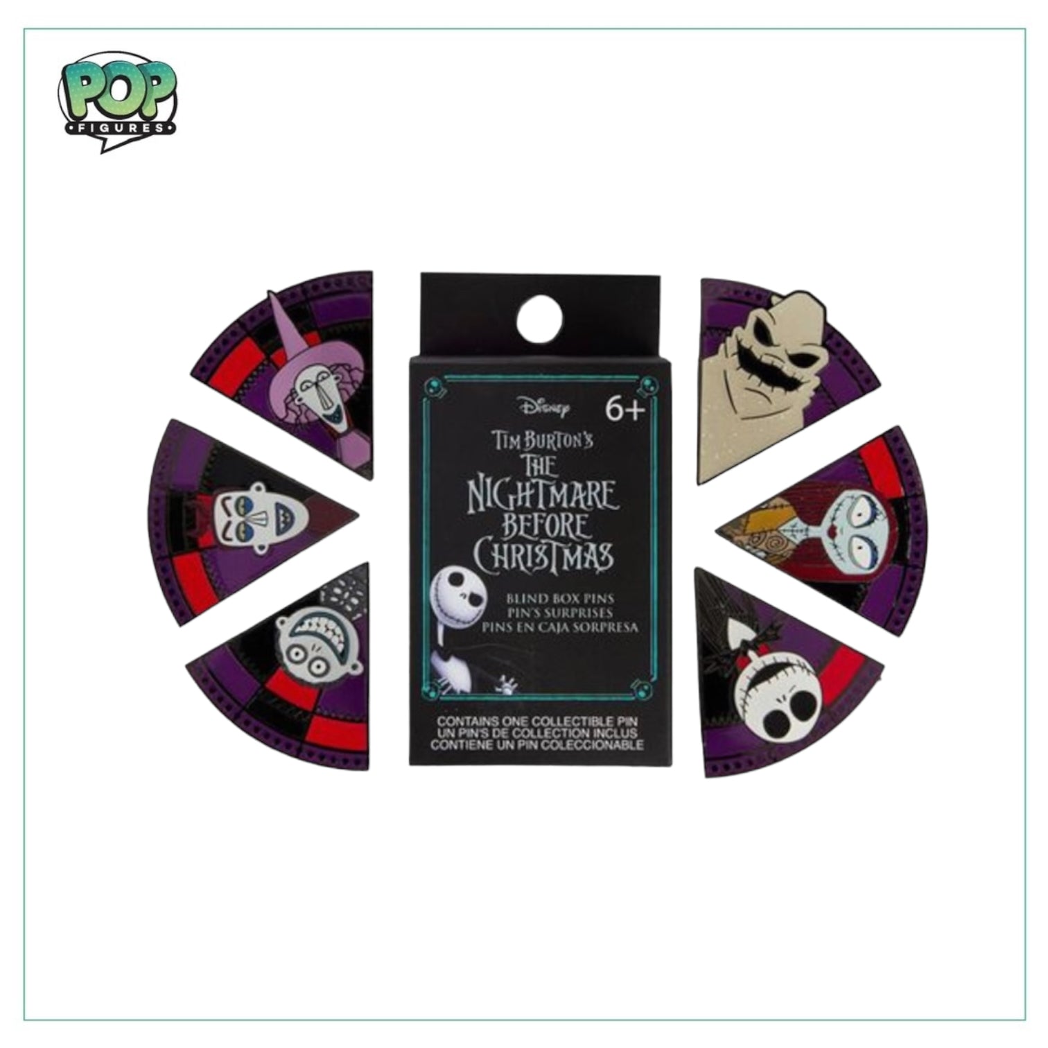 Oogie Boogie Wheel - The Nightmare Before Christmas - Loungefly Enamel Blind Box