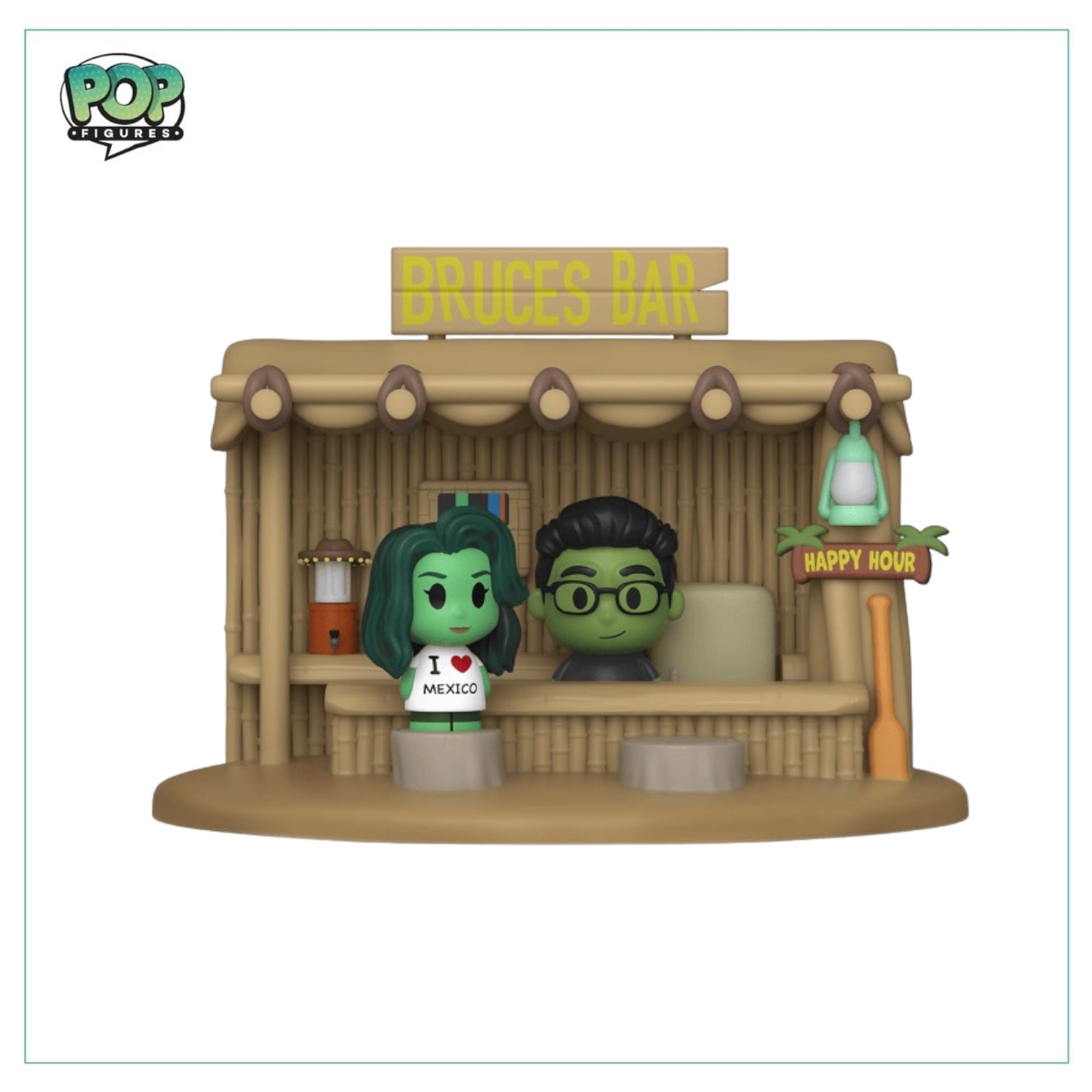 She Hulk & Hulk Mini Moment Funko Pop! - She Hulk - Special Edition