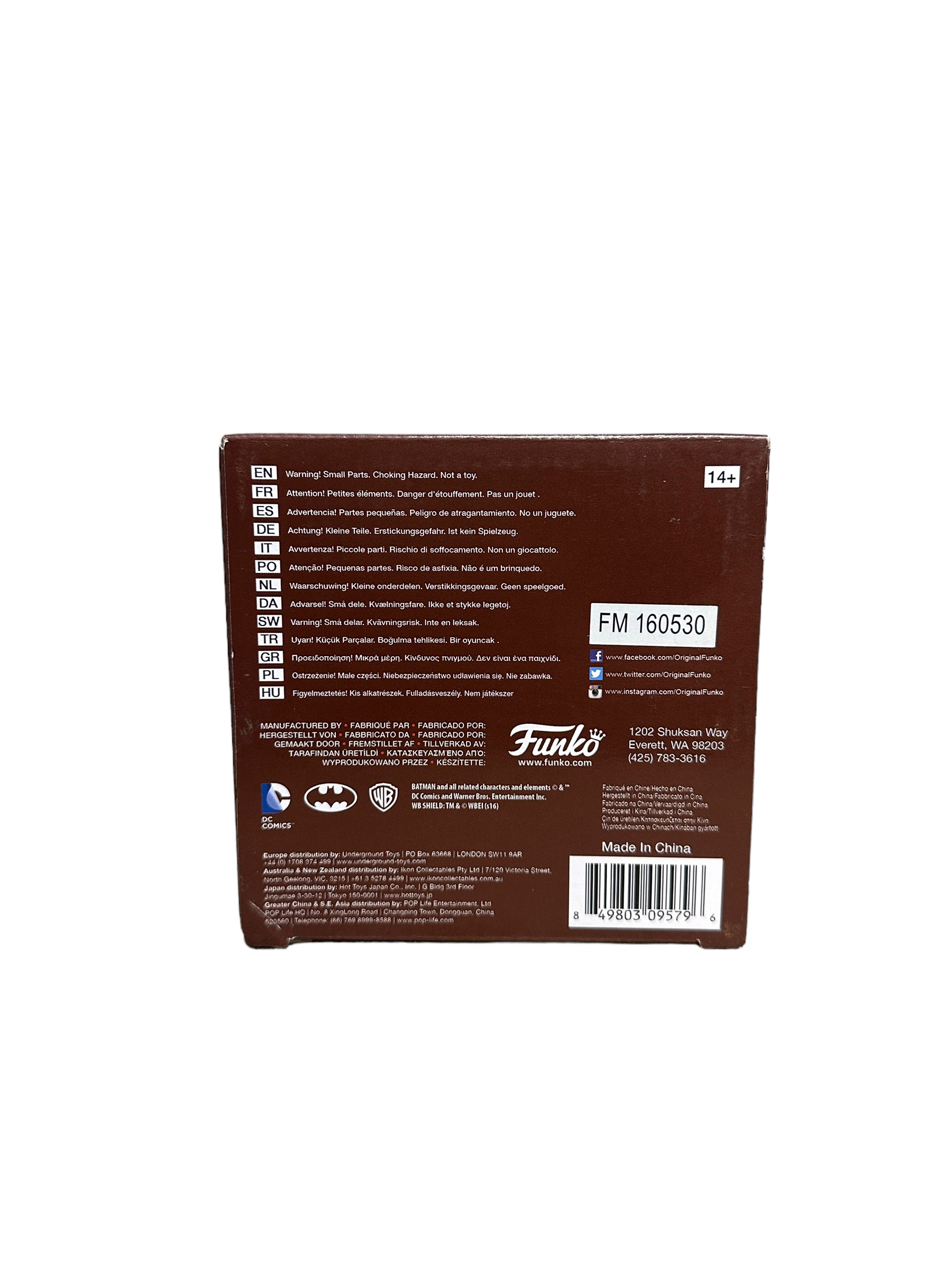 Freddy Funko as Batman Retro Vinyl Figure! - DC - SDCC 2016 Exclusive LE100 Pcs - Condition 7.5/10