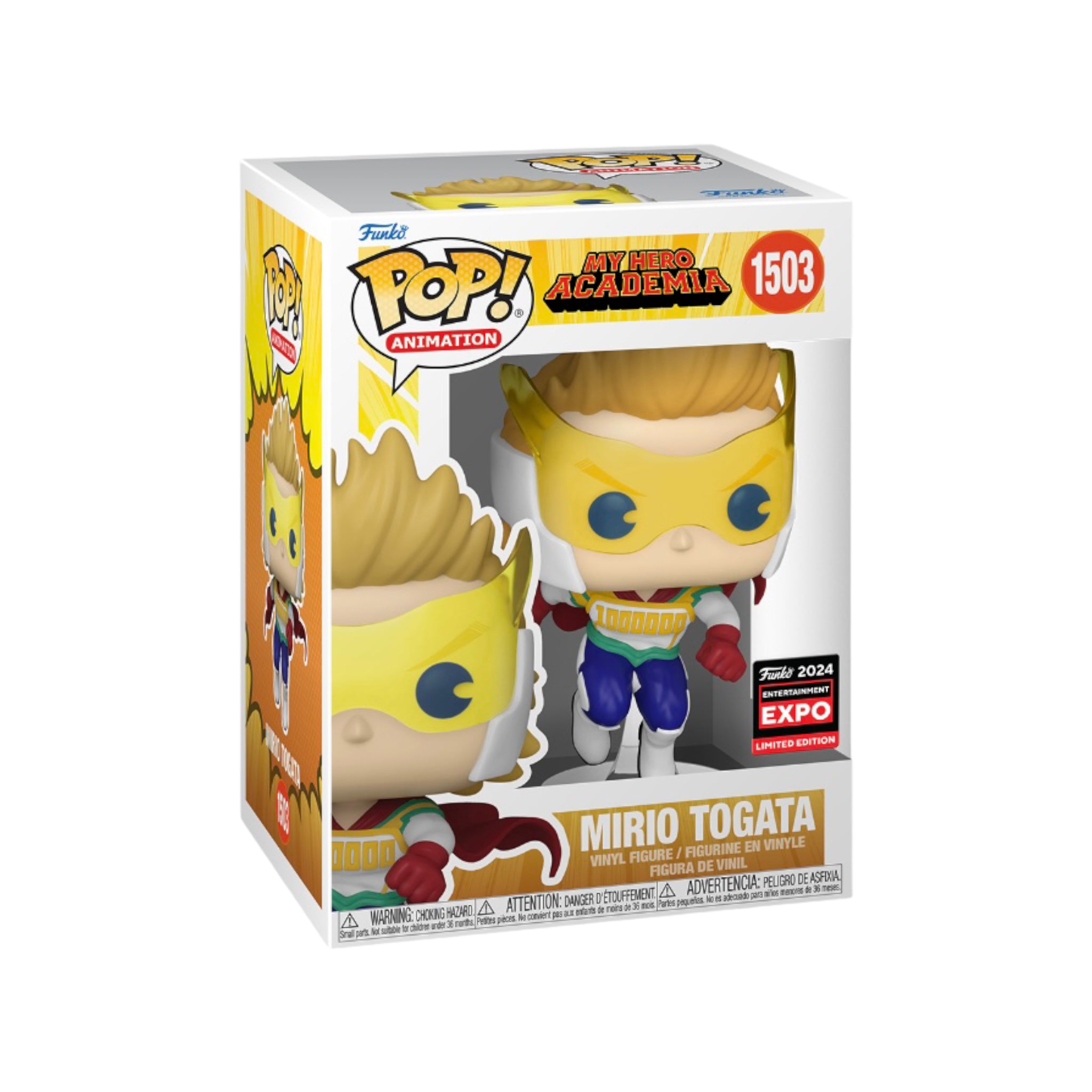 Mirio Togata #1503 (Helmeted) Funko Pop! - My Hero Academia - C2E2 2024 Shared Exclusive
