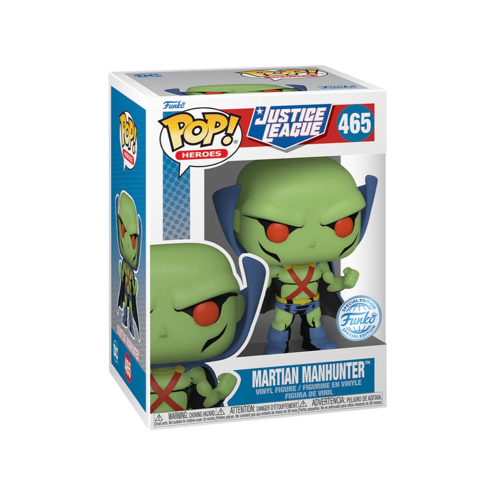 Martian Manhunter #465 Funko Pop! - Justice League - Special Edition
