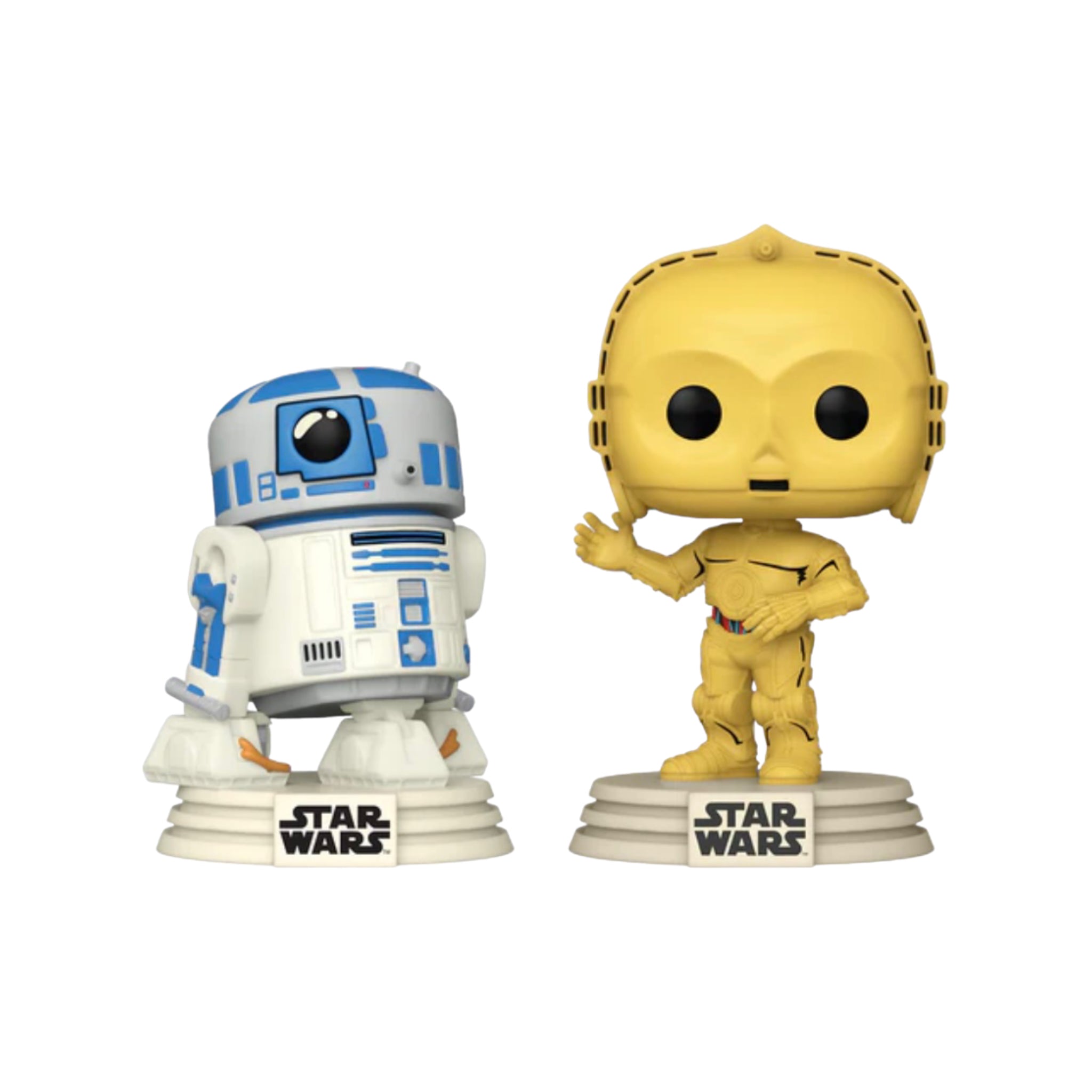 R2-D2 & C-3PO (Retro Reimagined) 2 Pack Funko Pop! - Star Wars - Special Edition