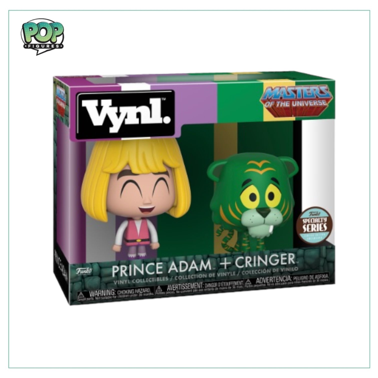 Prince Adam + Cringer Funko 2 Pack Vynl. - Masters Of The Universe - Specialty Series