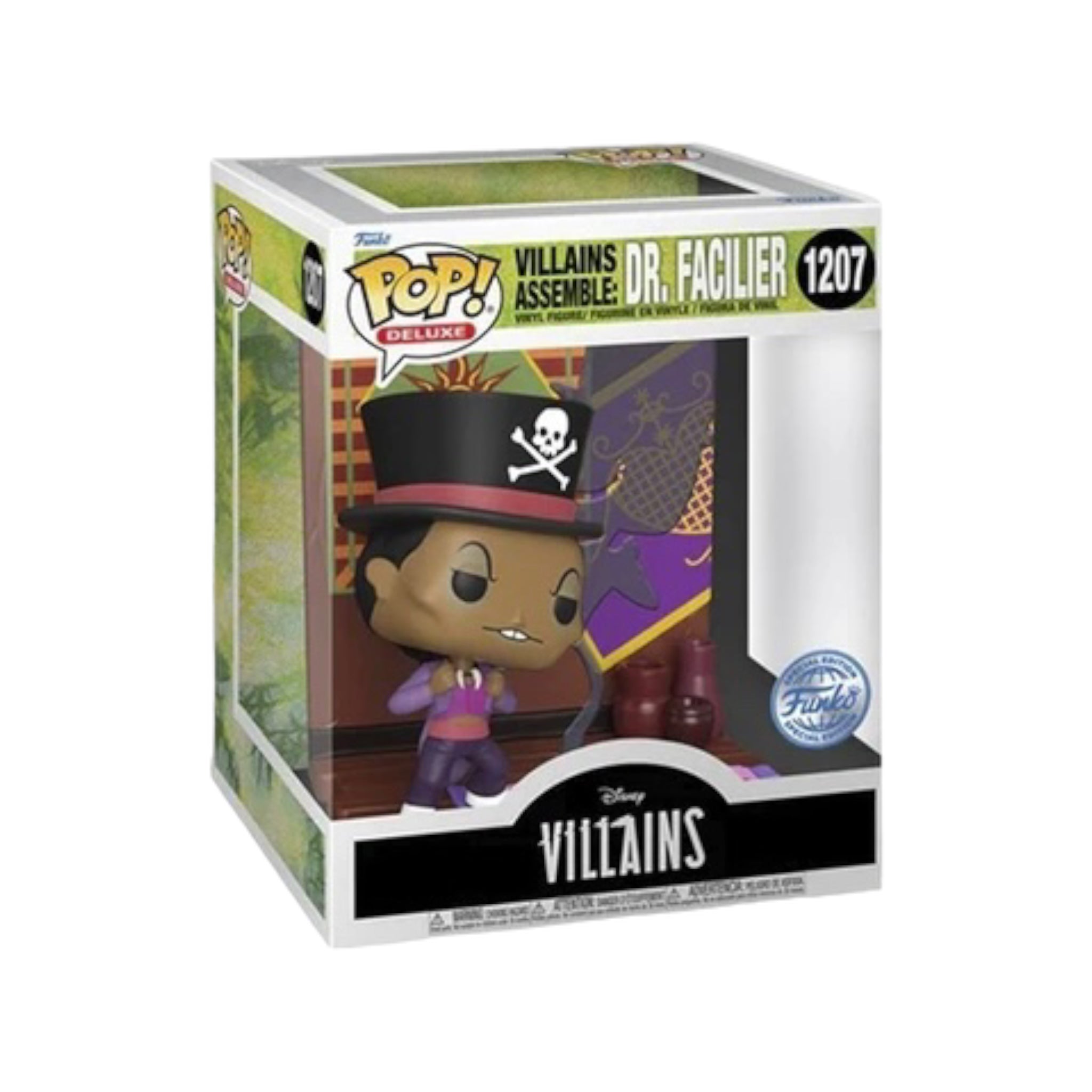 Villains Assemble: Dr. Facilier #1207 6" Funko Pop! - Disney Villains - Special Edition