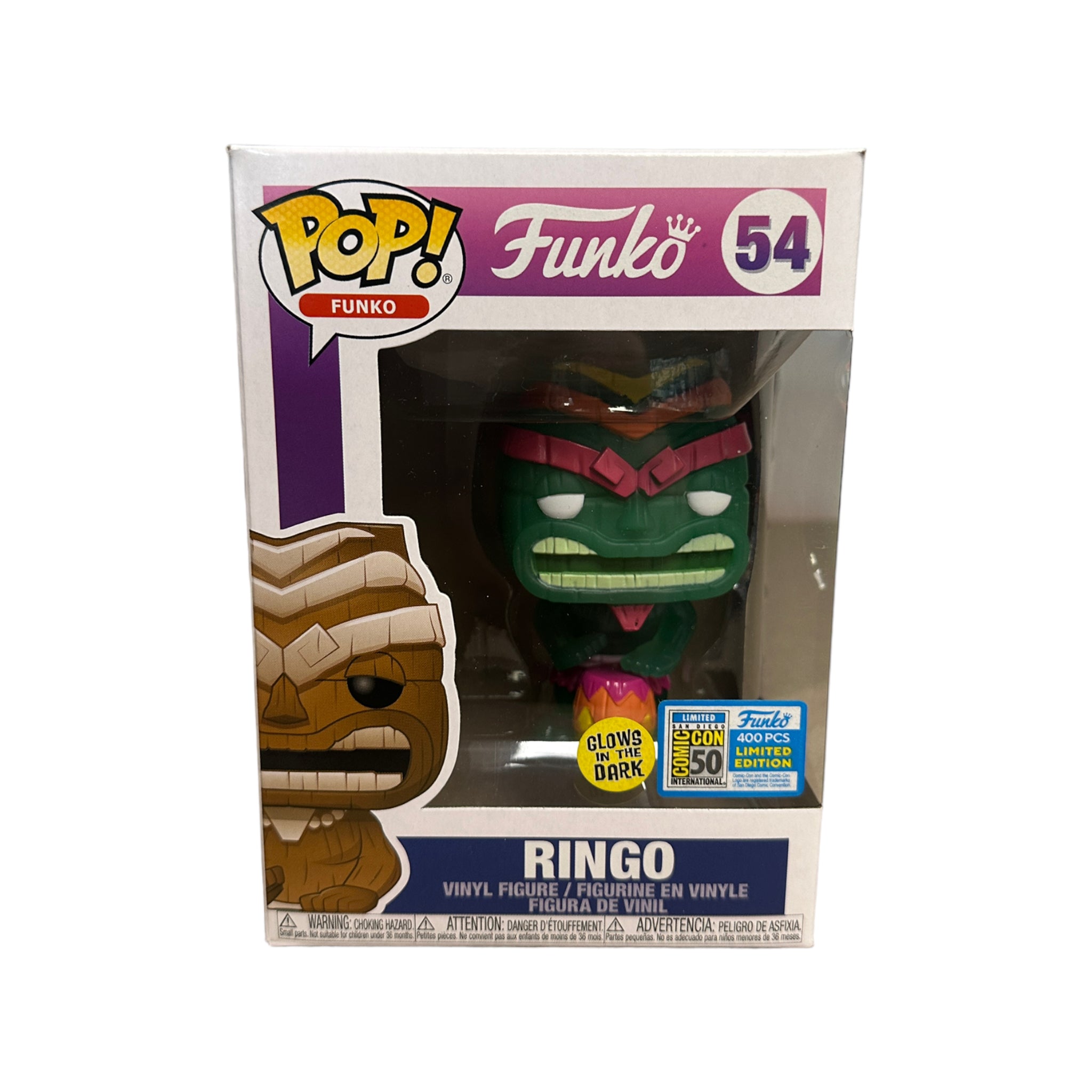 Ringo #54 (Green Glows in the Dark) Funko Pop! - Spastik Plastik - SDCC 2019 Exclusive LE400 Pcs - Condition 8.5/10