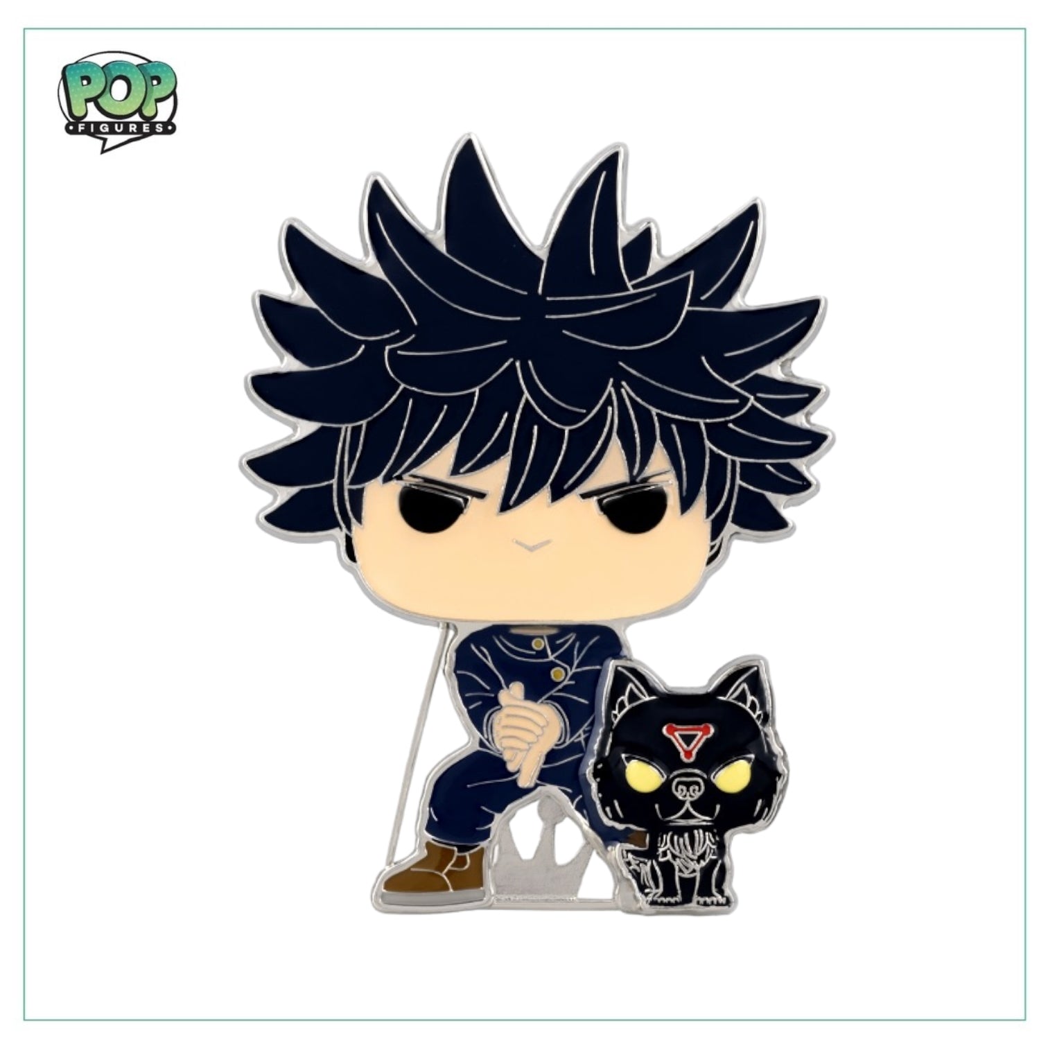 Megumi Fushiguro #48 (Glows in the dark ) Funko Enamel Pop! Pin - Jujutsu Kaisen