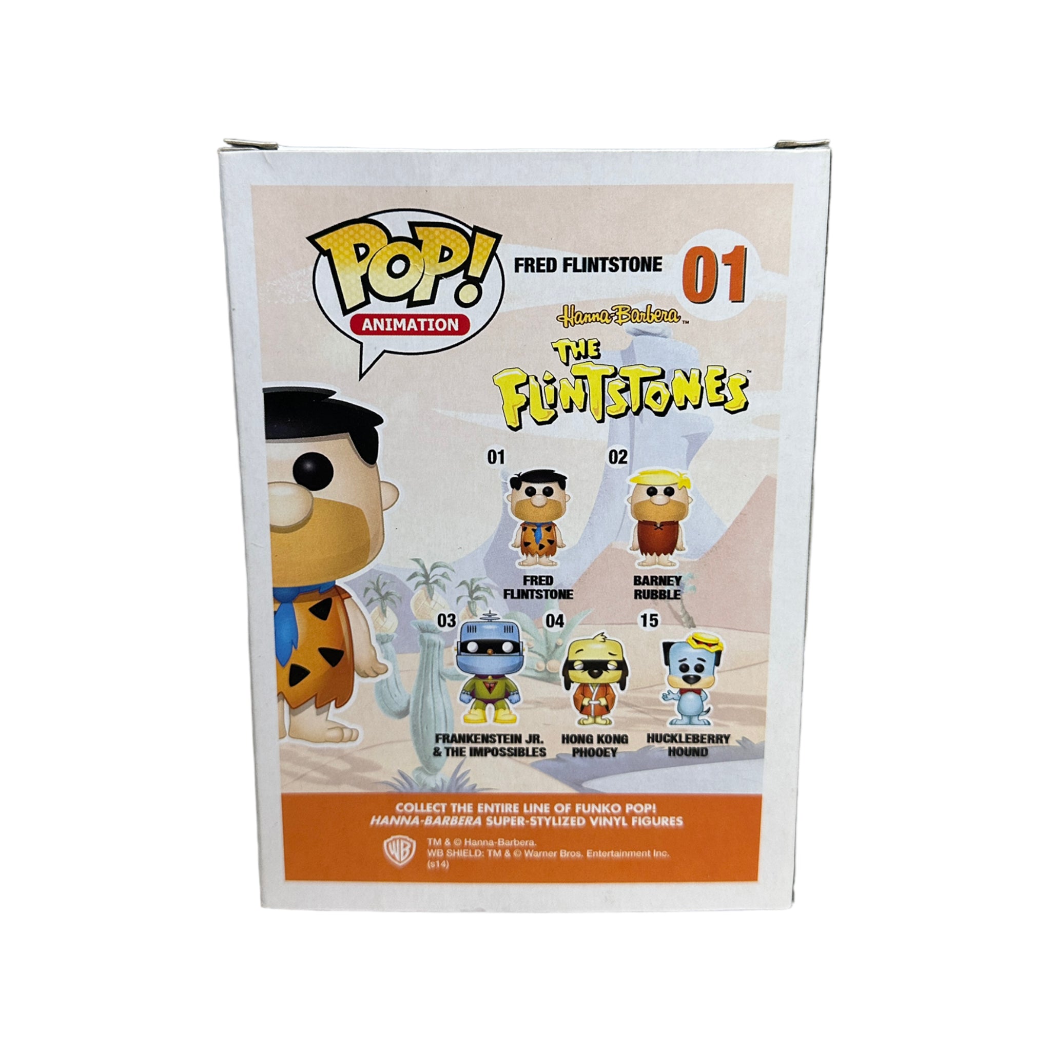 Fred Flintstone #01 Funko Pop! - The Flintstones - 2014 Pop! - Condition 6.5/10