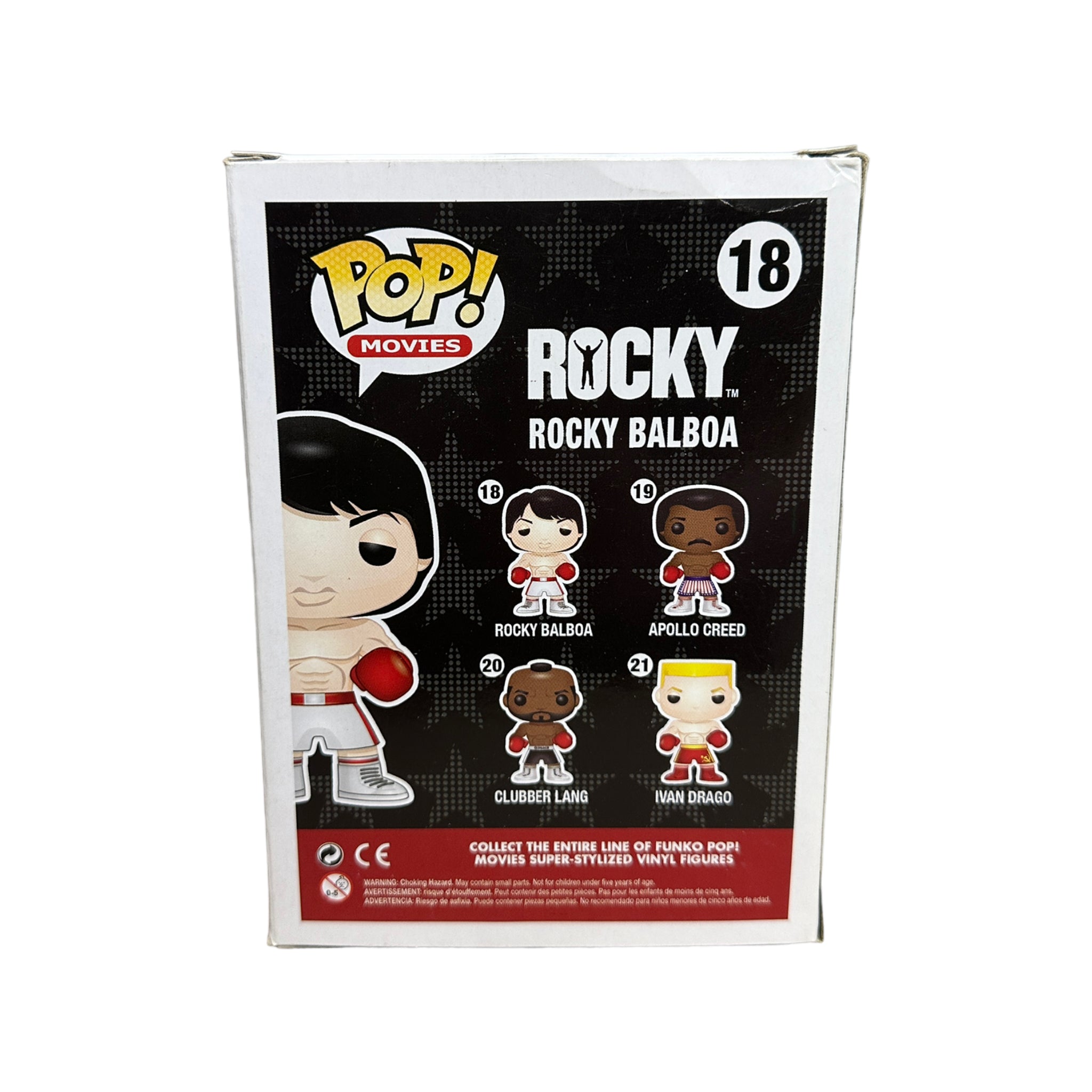 Rocky Balboa #18 Funko Pop! - Rocky - 2012 Pop! - Condition 7.5/10
