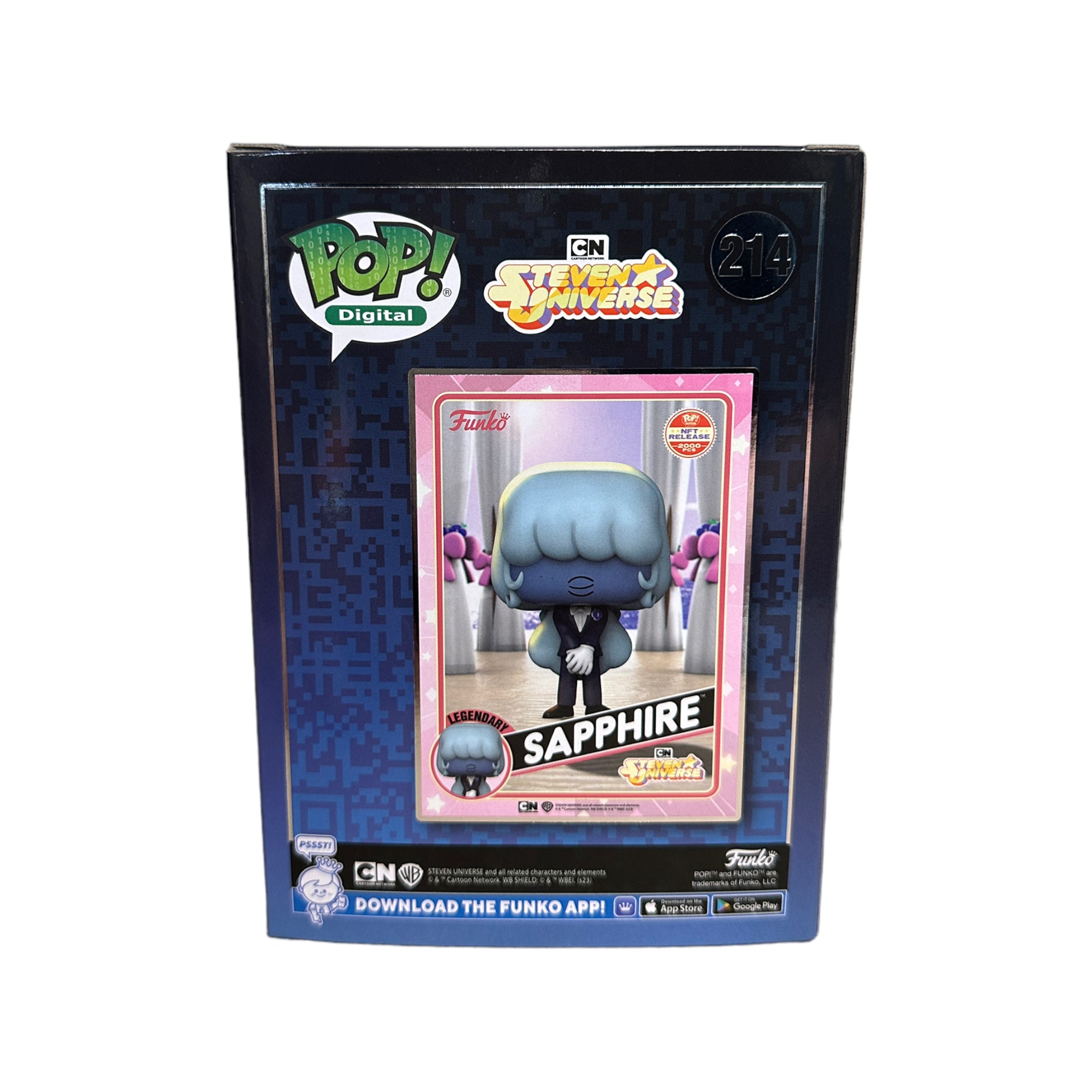 Sapphire #214 Funko Pop! - Steven Universe - NFT Release Exclusive LE2000 Pieces - Condition 9.5/10