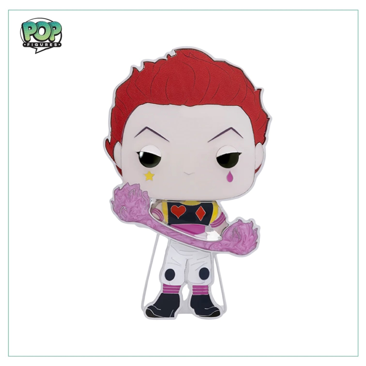Hisoka #32 Funko Pop Pin! - HUNTERxHUNTER