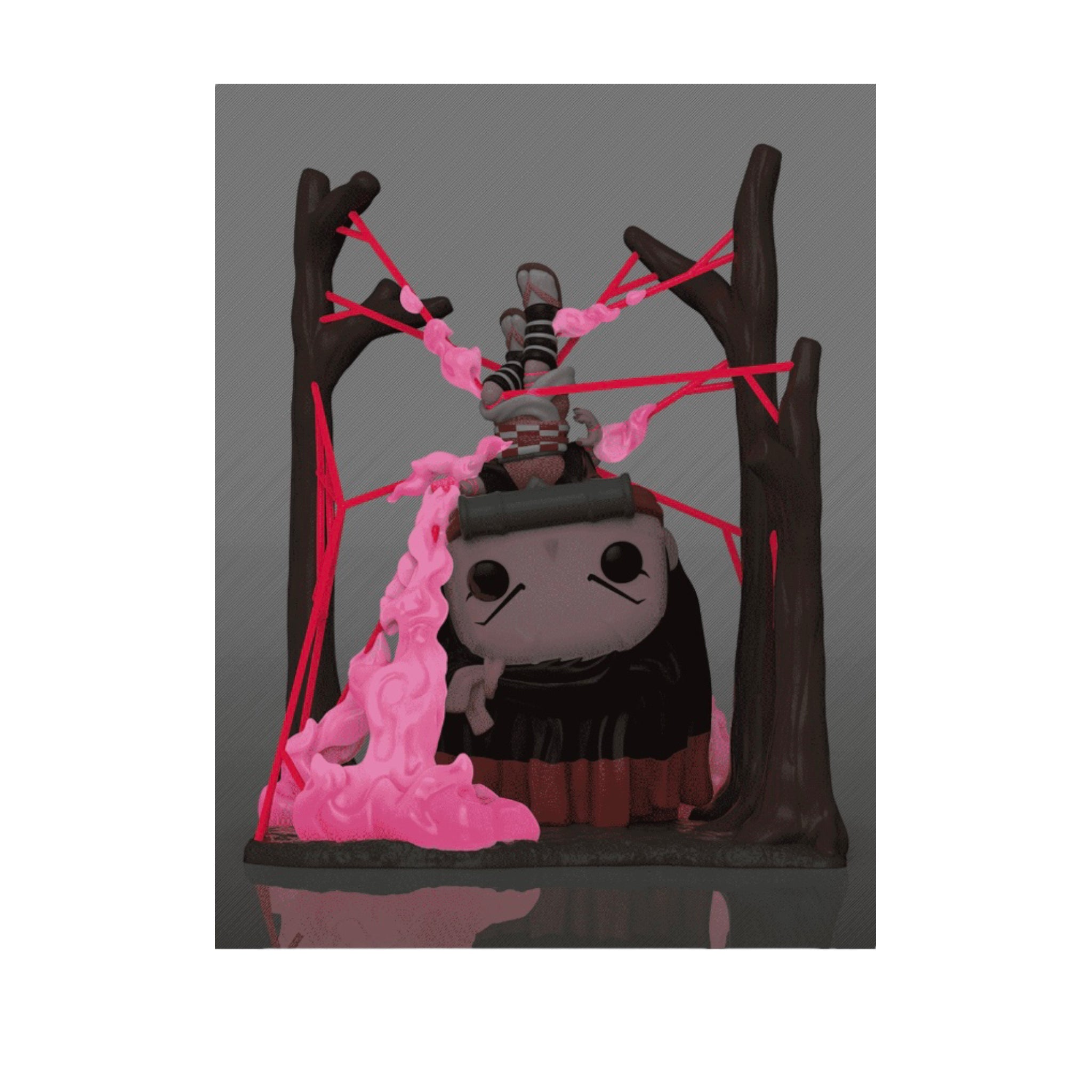Nezuko Kamado in Web #1418 (Glows in the Dark) Deluxe Funko Pop! - Demon Slayer - Funko Special Edition