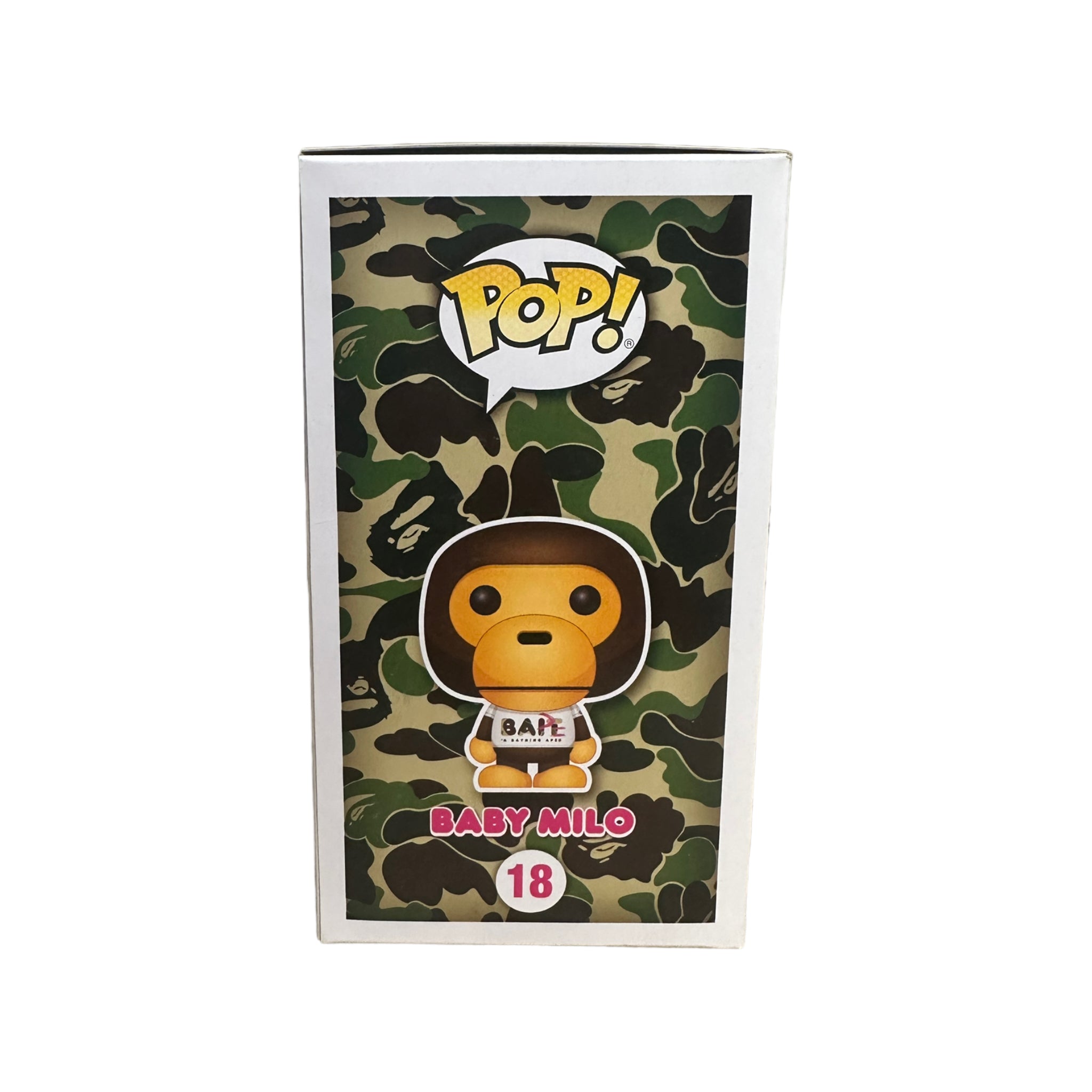 Baby Milo #18 (T-Shirt, Flocked) Funko Pop! - BAPE - Unreleased BAIT Exclusive - Condition 8.75/10