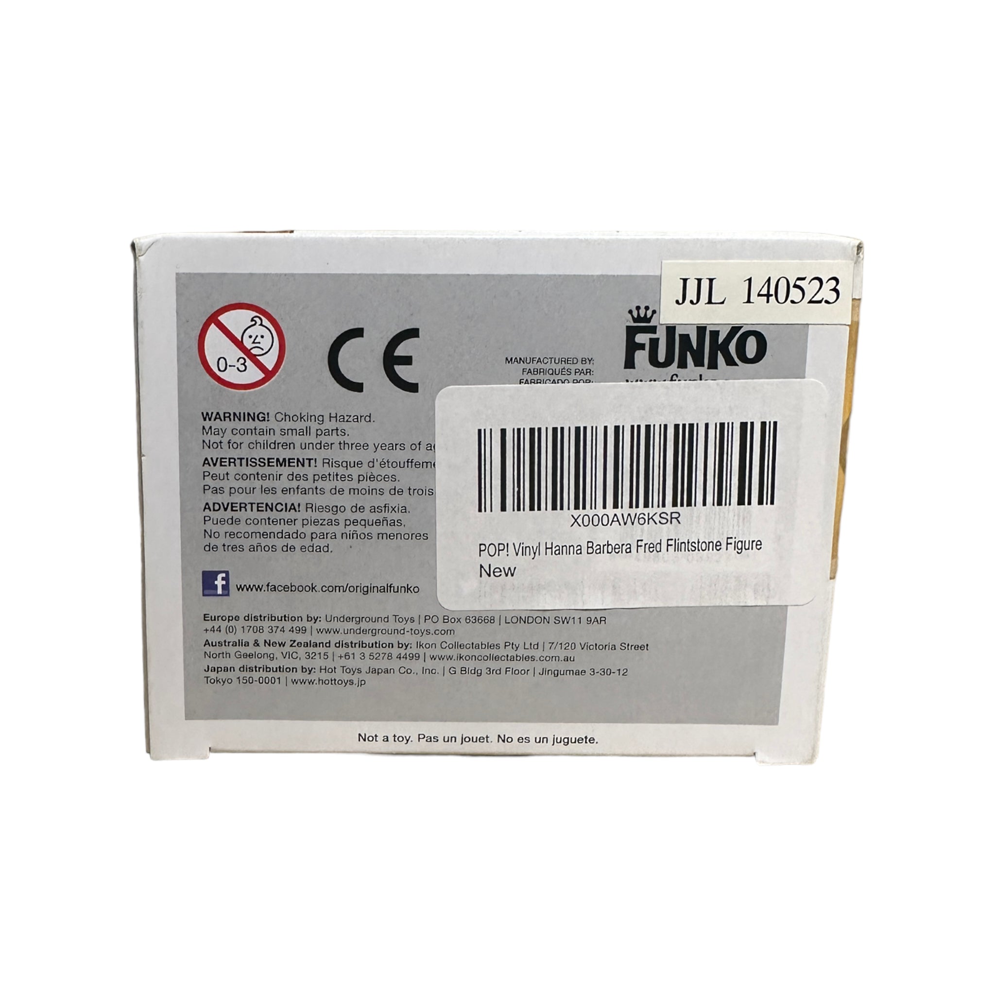 Fred Flintstone #01 Funko Pop! - The Flintstones - 2014 Pop! - Condition 6.5/10