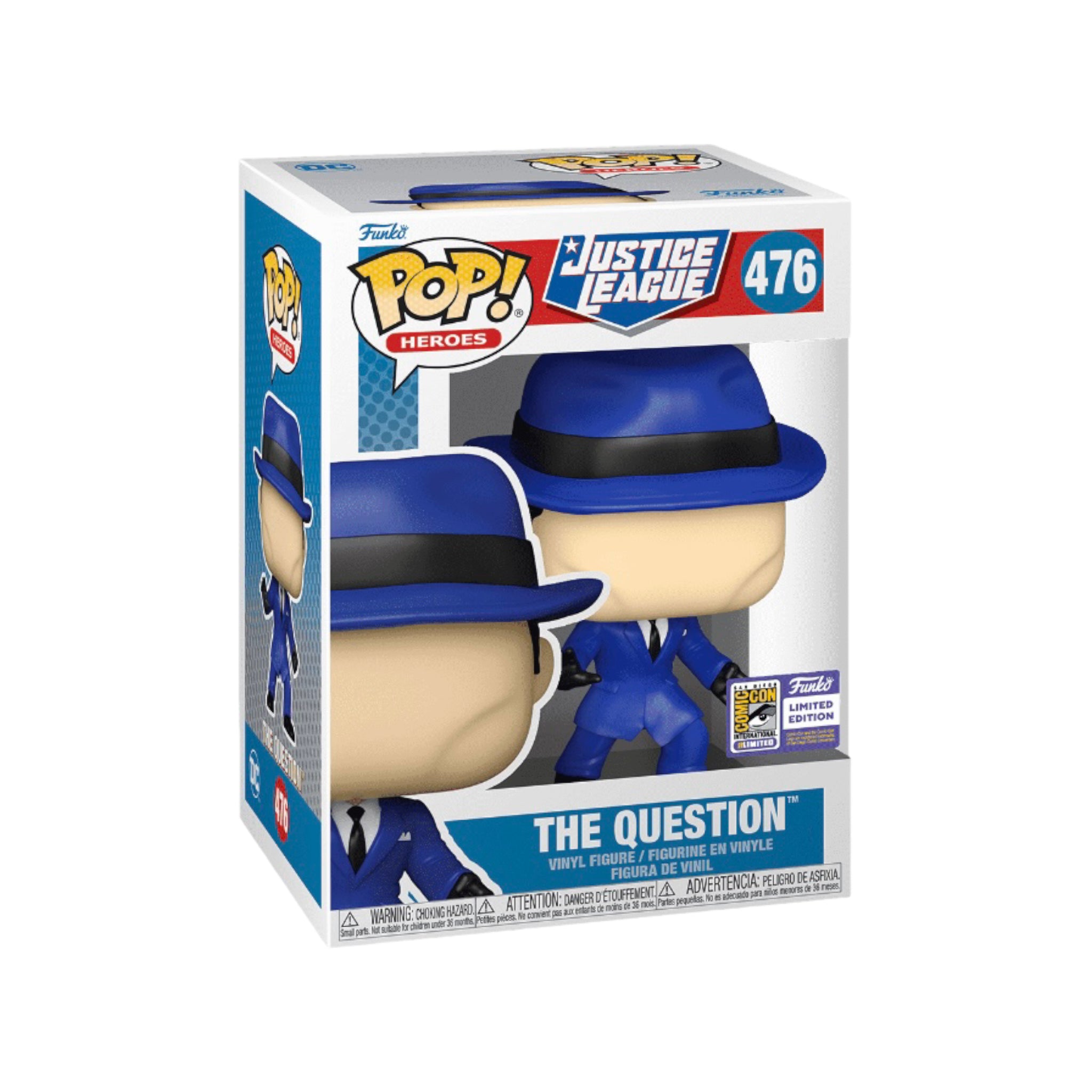 The Question #476 Funko Pop! - Justice League - SDCC 2023 Official Convention Exclusive