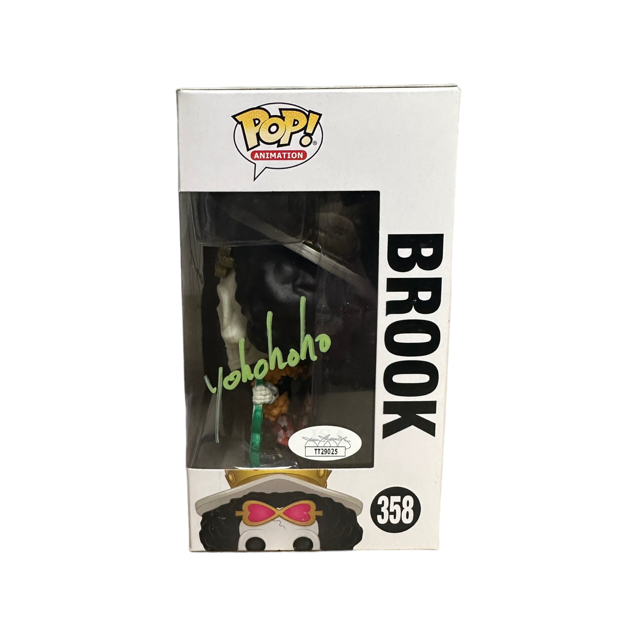 Ian Sinclair Signed Brook #358 Funko Pop! - One Piece - NYCC 2018 Shared Exclusive - Condition 8/10 - JSA Authenticated
