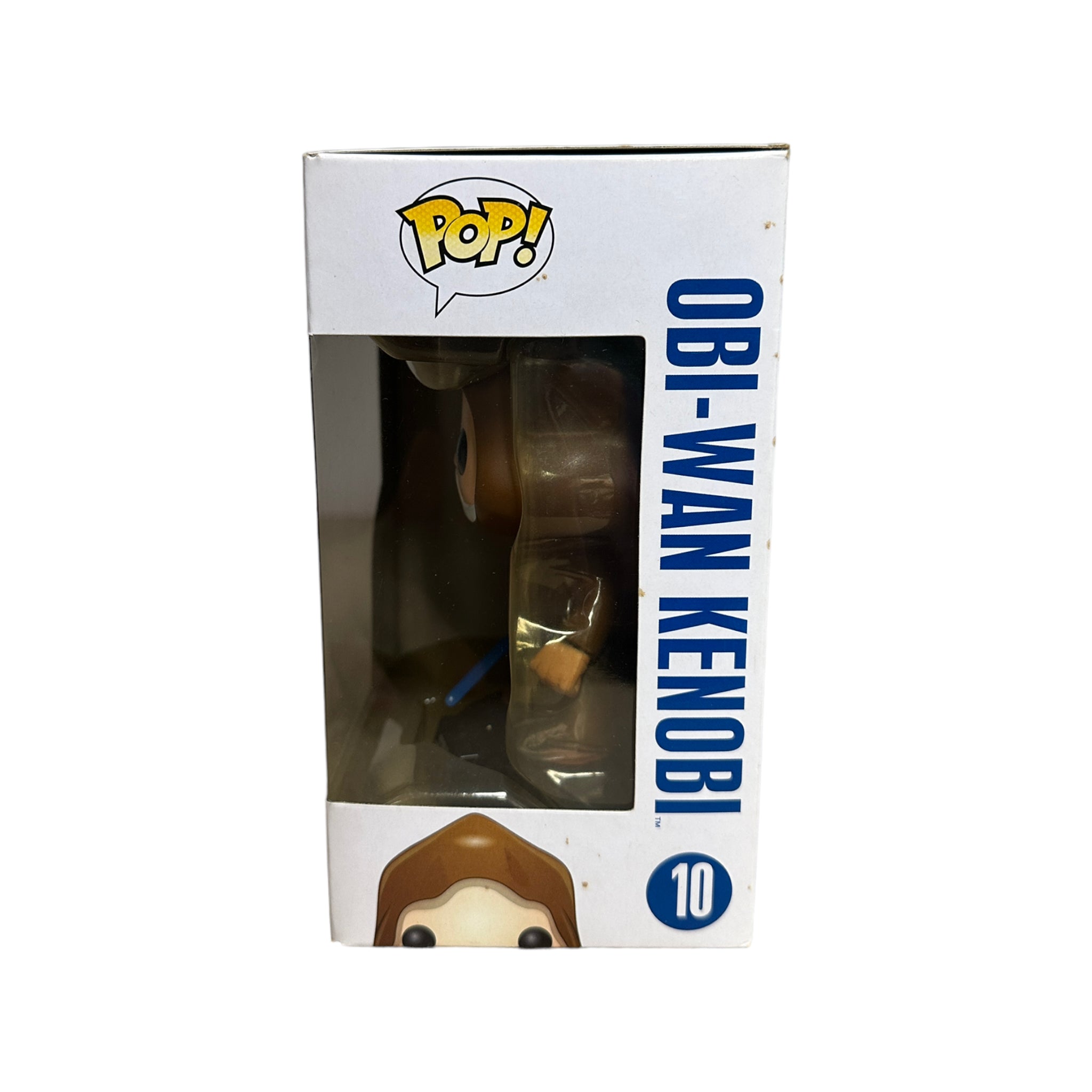 Obi-Wan Kenobi #10 (Large Writing) Funko Pop! - Star Wars - 2011 Pop! - Condition 6/10