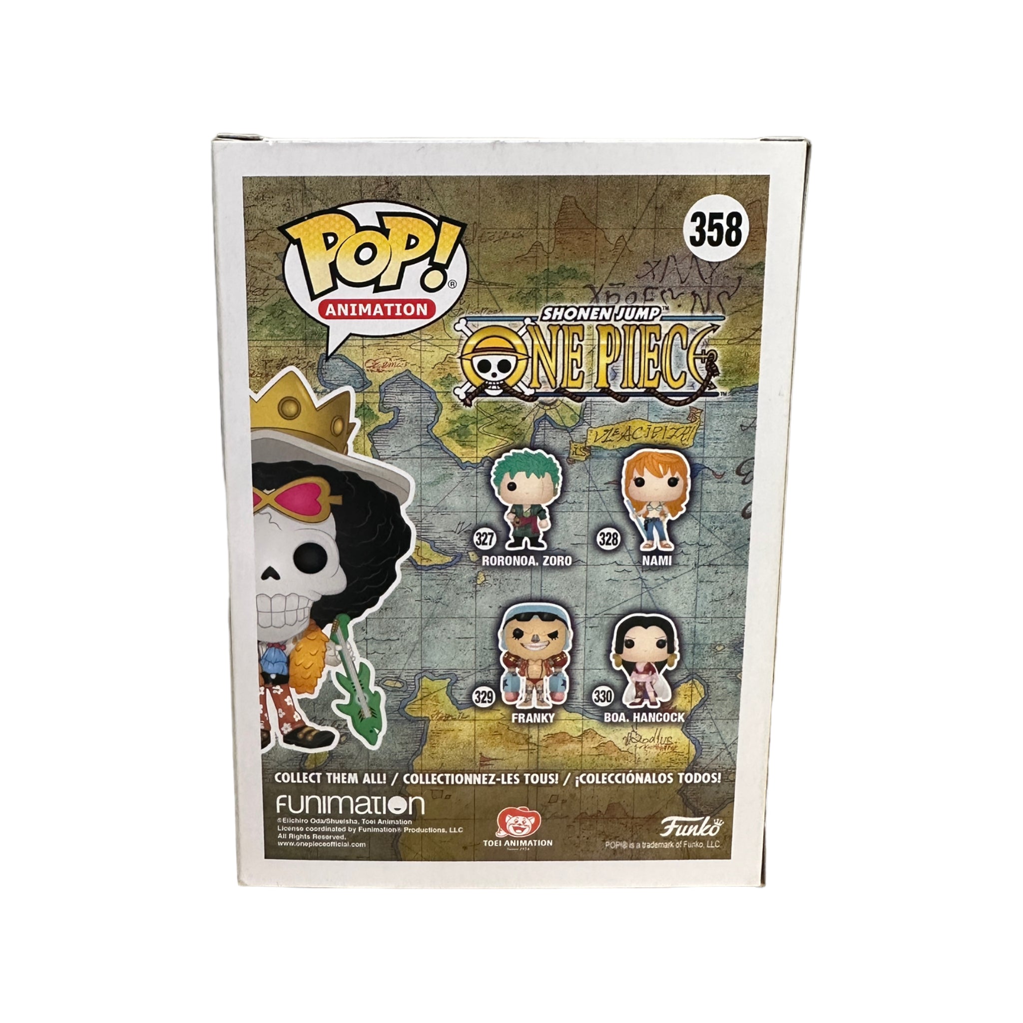 Ian Sinclair Signed Brook #358 Funko Pop! - One Piece - NYCC 2018 Shared Exclusive - Condition 8/10 - JSA Authenticated