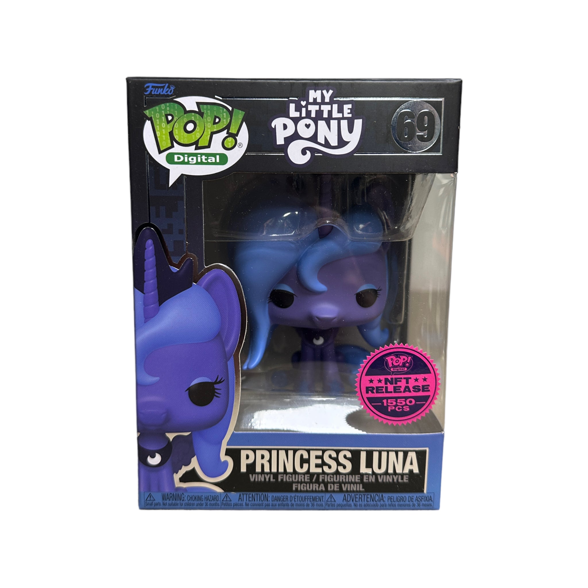 Princess Luna #69 Funko Pop! - My Little Pony - NFT Release Exclusive LE1550 Pcs - Condition 9/10