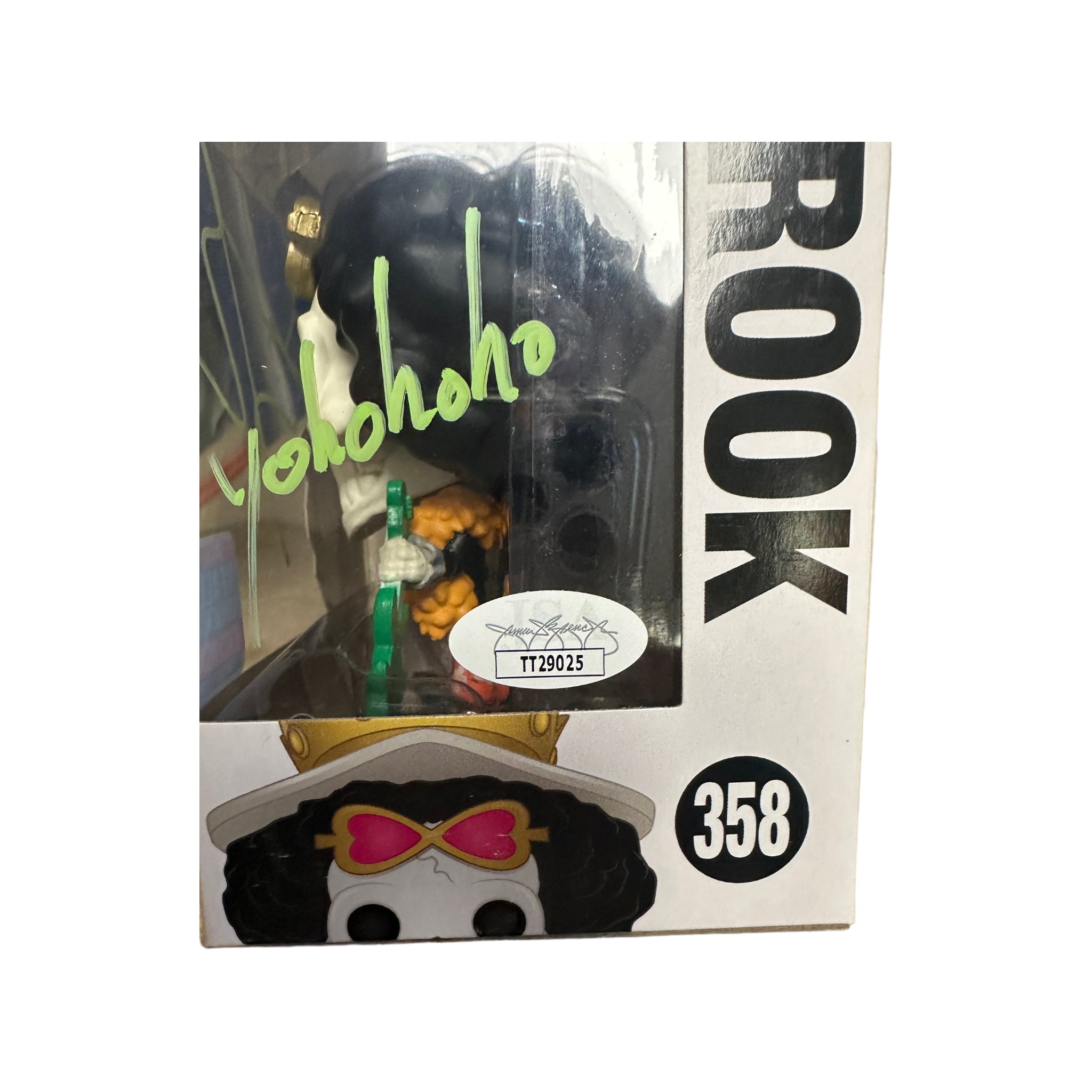 Ian Sinclair Signed Brook #358 Funko Pop! - One Piece - NYCC 2018 Shared Exclusive - Condition 8/10 - JSA Authenticated