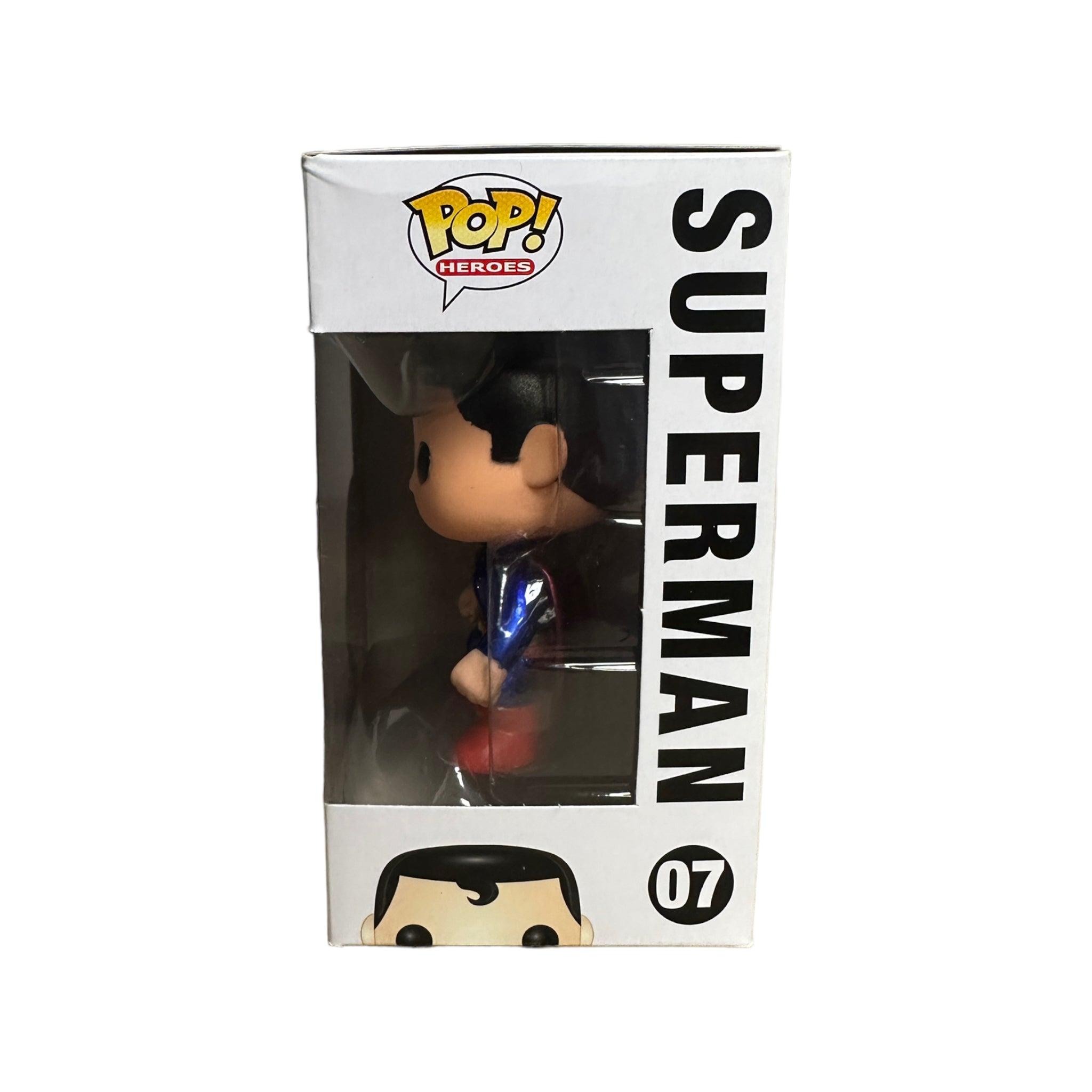 Superman #07 (Metallic Chase / Vinyl Figure) Funko Pop! - DC Universe - 2014 Pop! - Condition 7/10