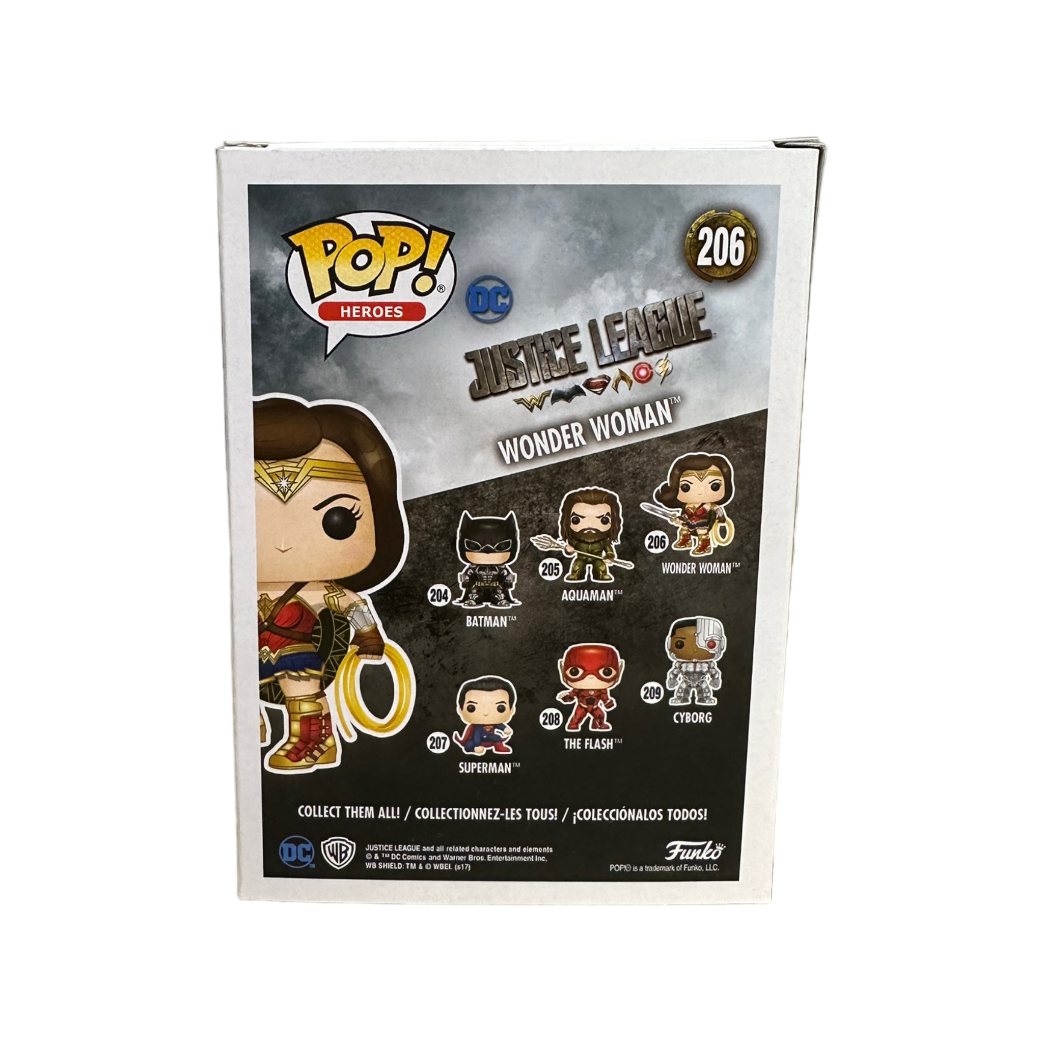 Wonder Woman #206 (Gold) Funko Pop! - Justice League - Hot Topic Employees Exclusive LE180 Pcs - Condition 8/10
