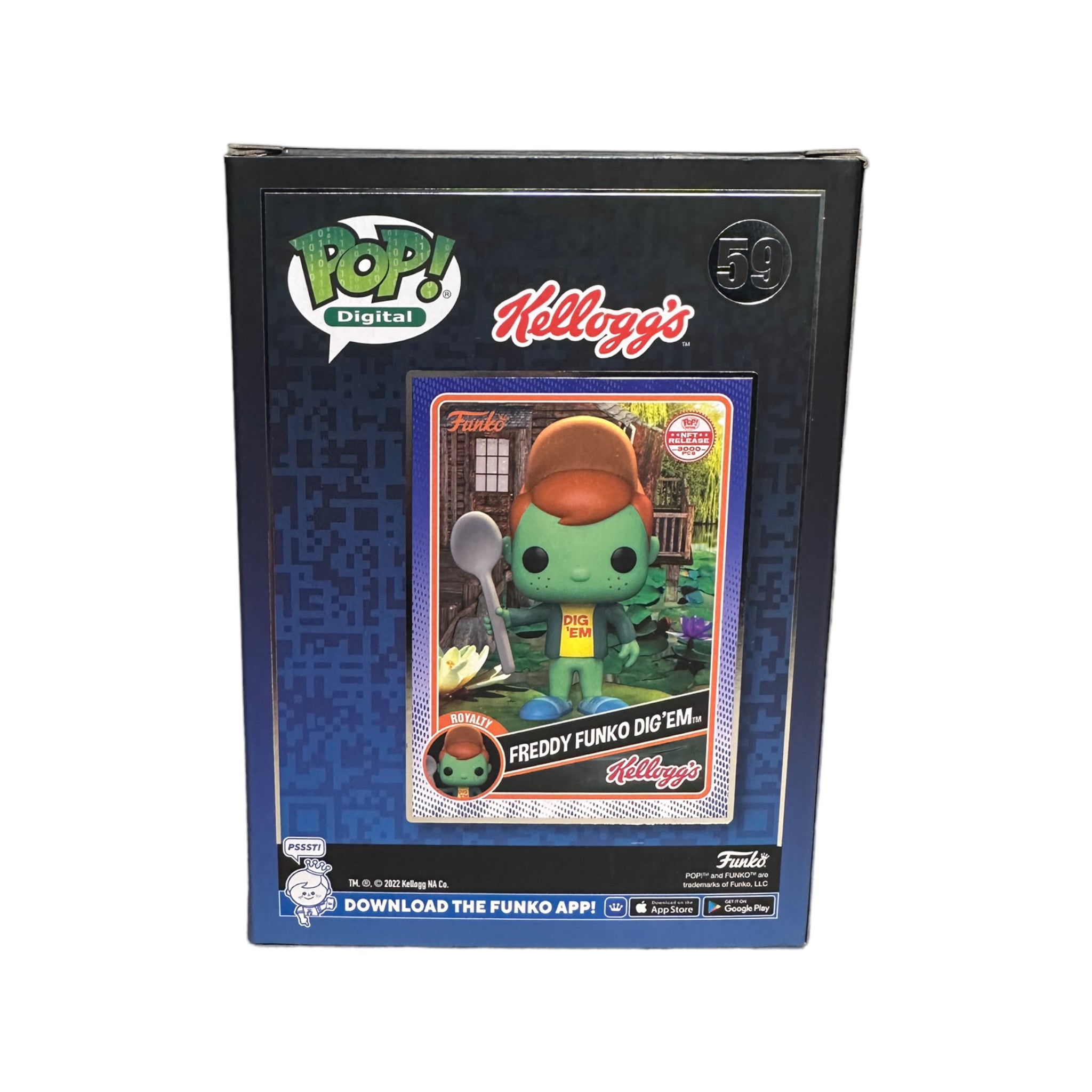 Freddy Funko Dig'em #59 Funko Pop! - Kellogg's - NFT Release Exclusive LE3000 Pcs - Condition 9/10