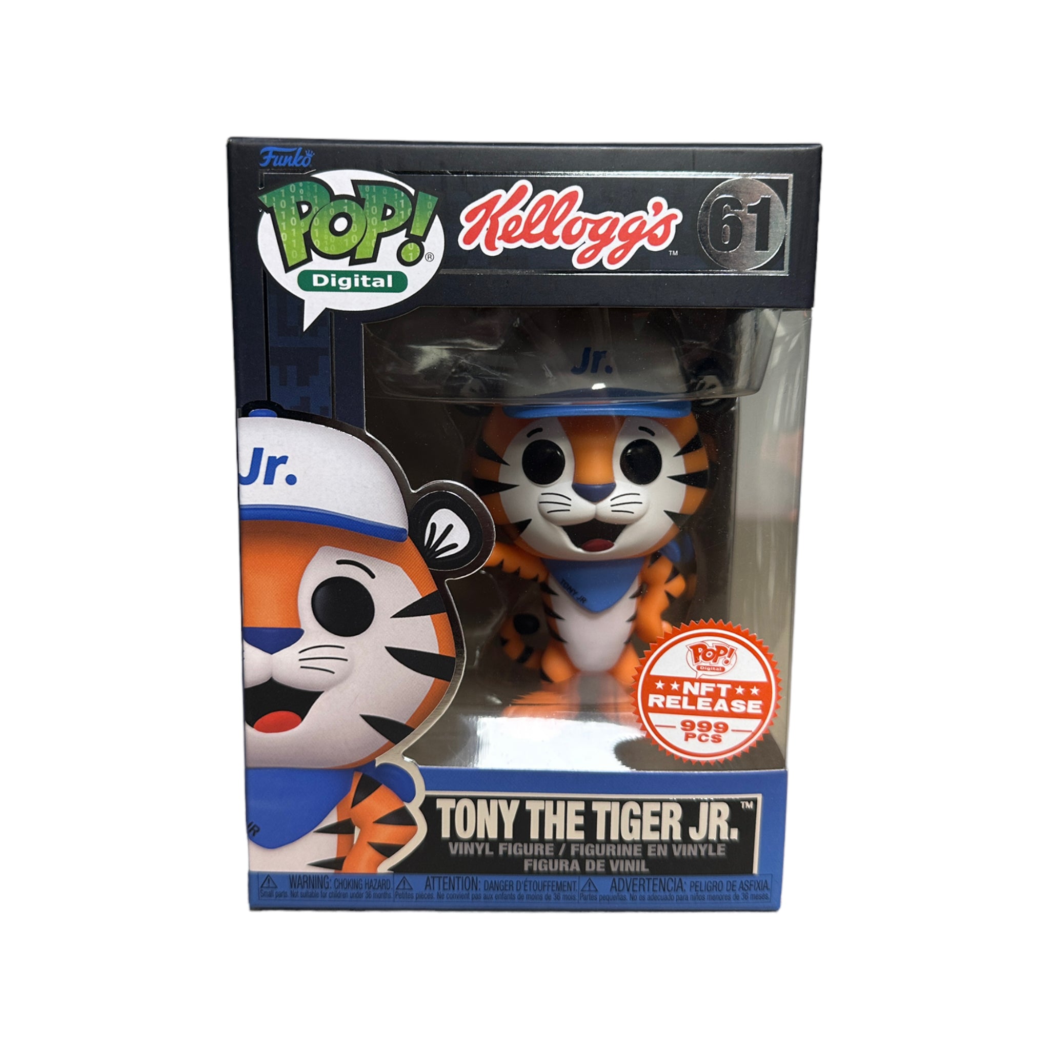 Tony The Tiger Jr. #61 Funko Pop! - Kellogg's - NFT Release Exclusive LE999 Pcs - Condition 9/10