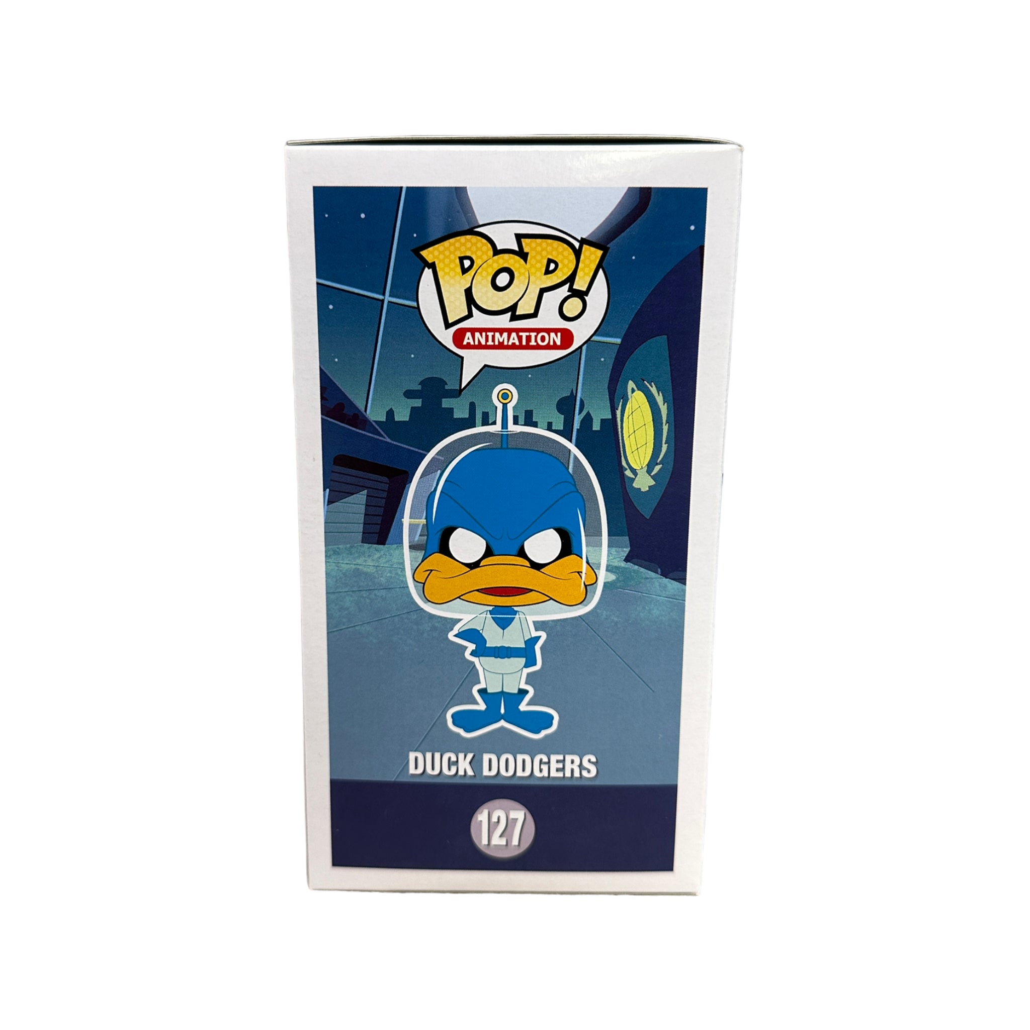 Duck Dodgers #127 (White Glow) Funko Pop! - Duck Dodgers - SDCC 2016 Shared Exclusive - Condition 8/10