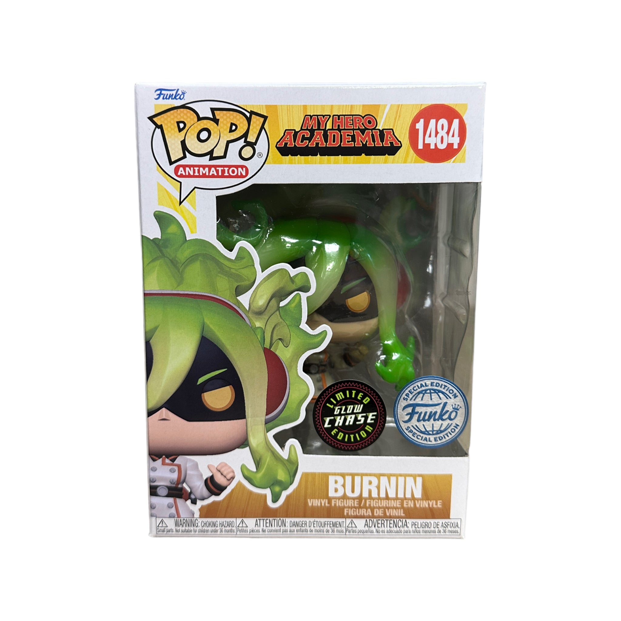 Burnin #1484 (Glow Chase) Funko Pop! - My Hero Academia - Special Edition - Condition 7.5/10