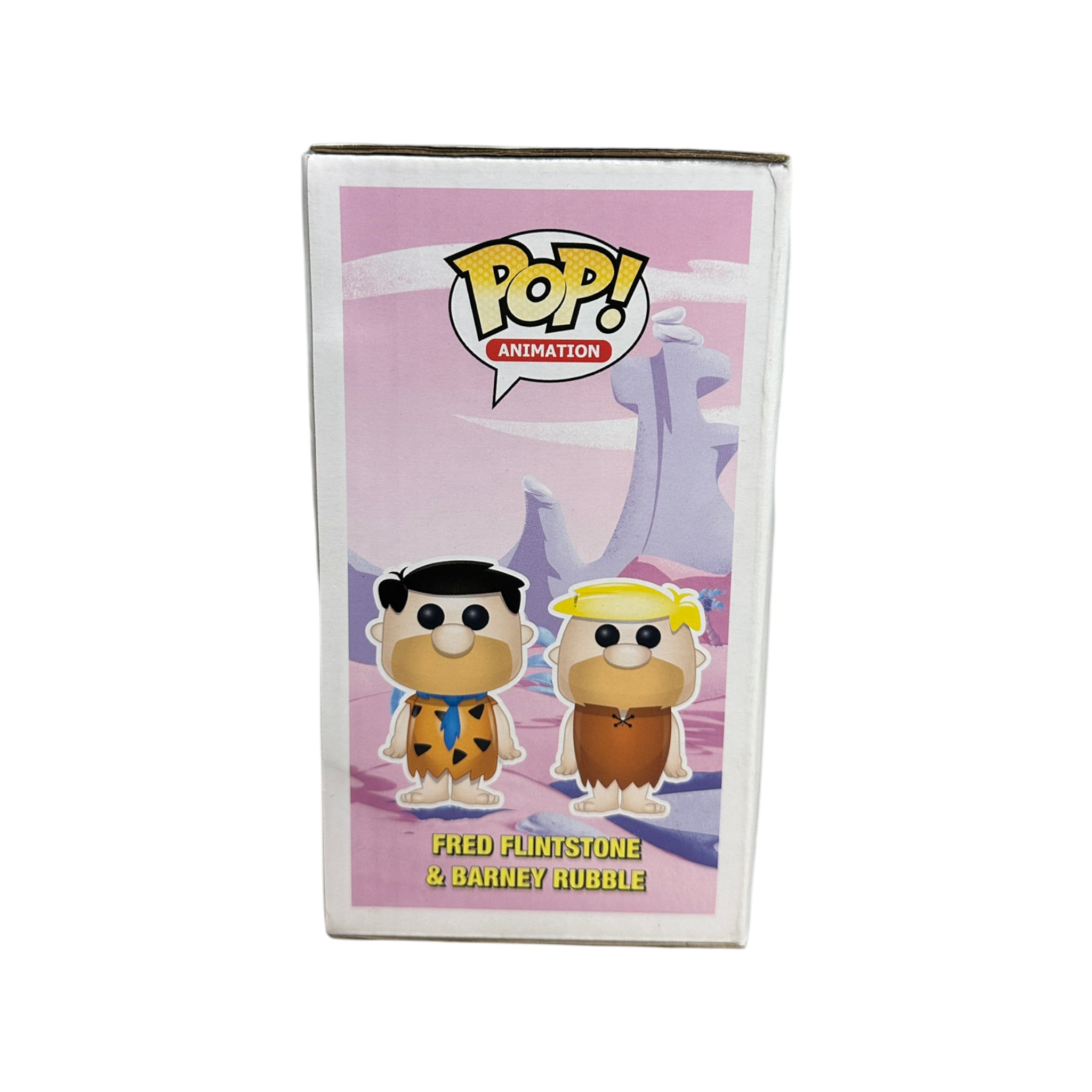 Fred & Barney (Black / Green Hair) 2 Pack Funko Pop! - The Flintstones - Gemini Collectibles Exclusive - Condition 8/10