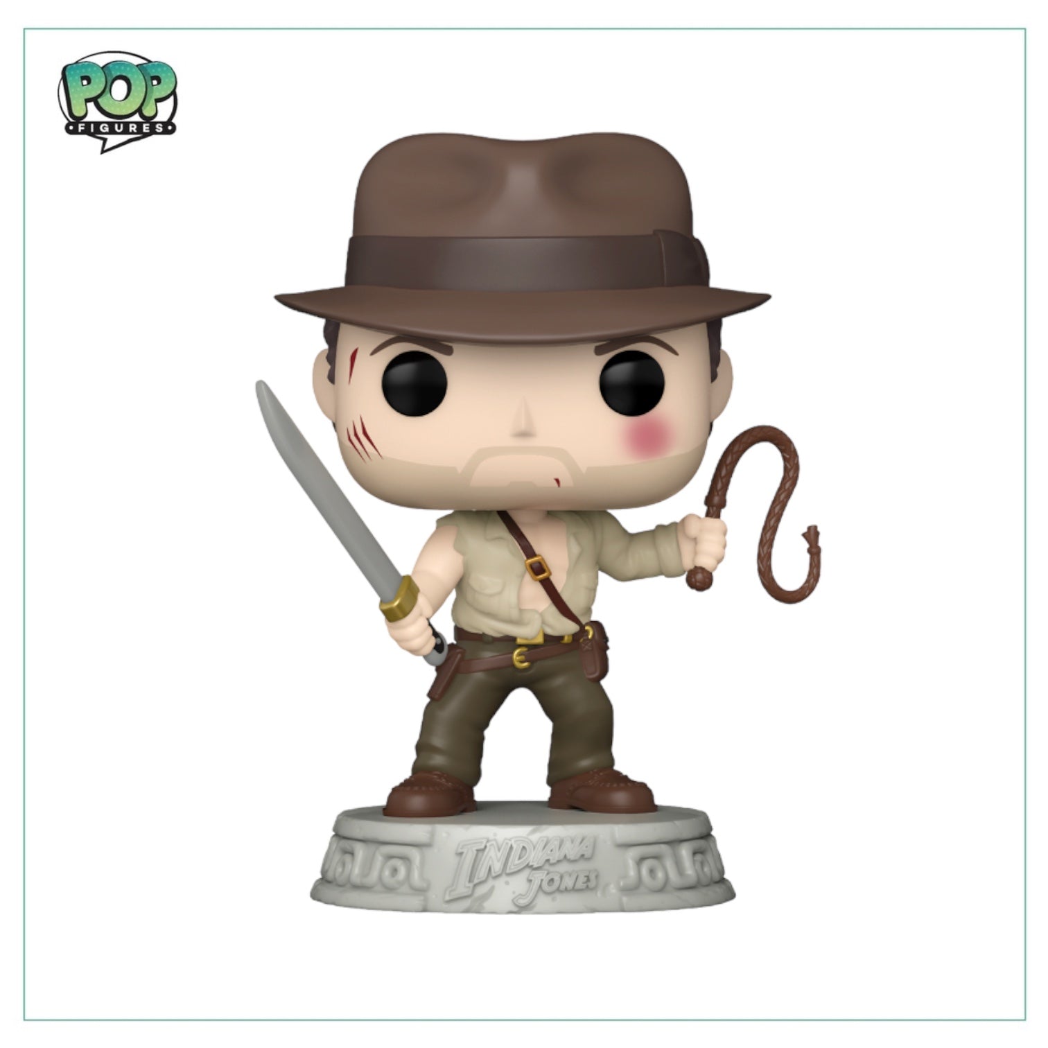 Indiana Jones #1369 (w/ Sword and Whip) Funko Pop! - Indiana Jones - Hot Topic Exclusive