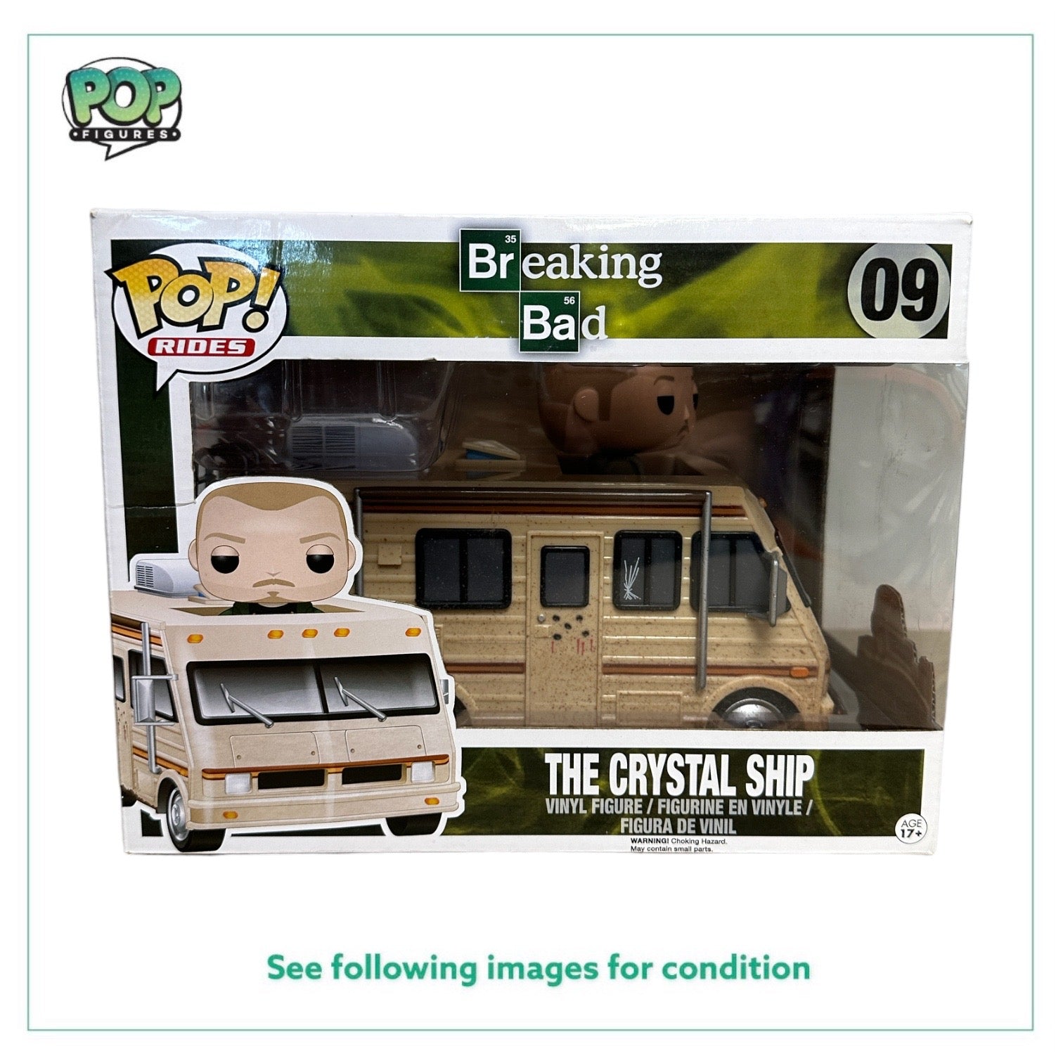 The Crystal Ship #09 Funko Pop Ride! - Breaking Bad - 2015 Pop! - Condition 7/10