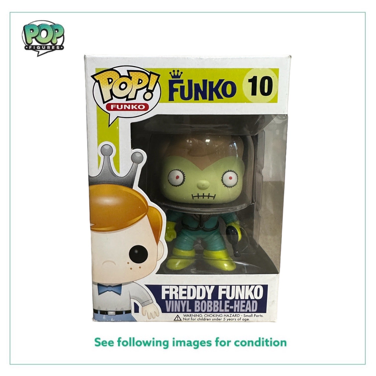 Freddy Funko as The Martian #10 Funko Pop! - SDCC 2012 Exclusive LE96 Pcs (No Sticker) - Condition 8.5/10