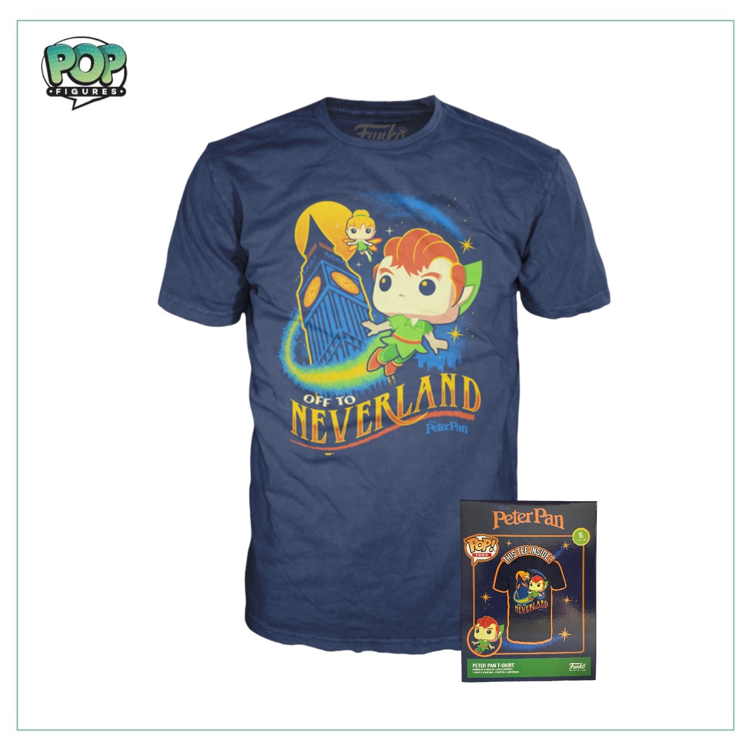 Boxed Tee - Off to Neverland - Peter Pan