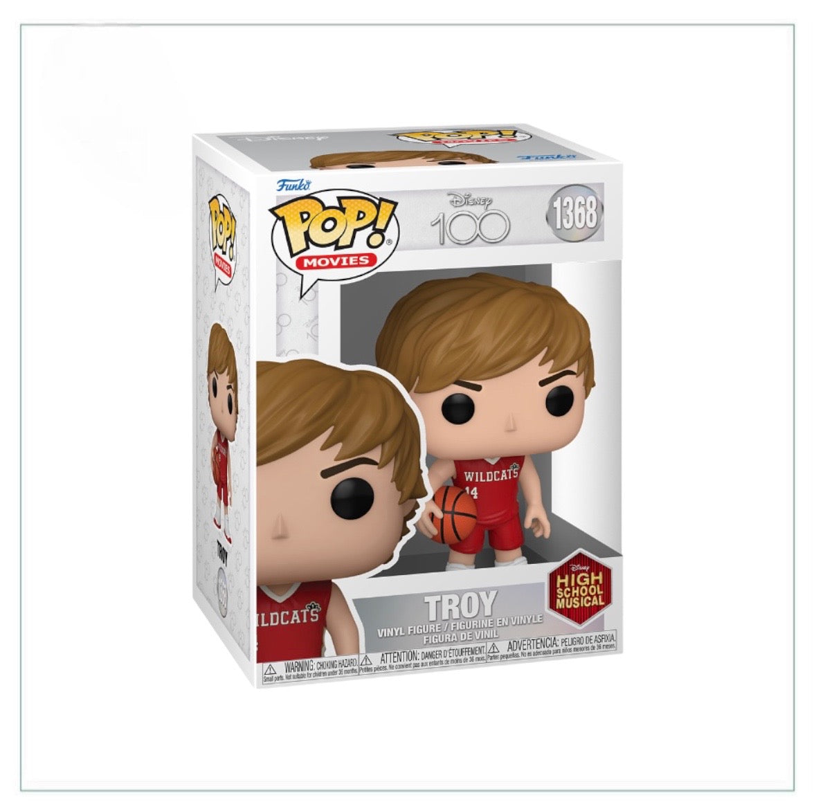 Troy #1368 Funko Pop! - Disney 100: High School Musical
