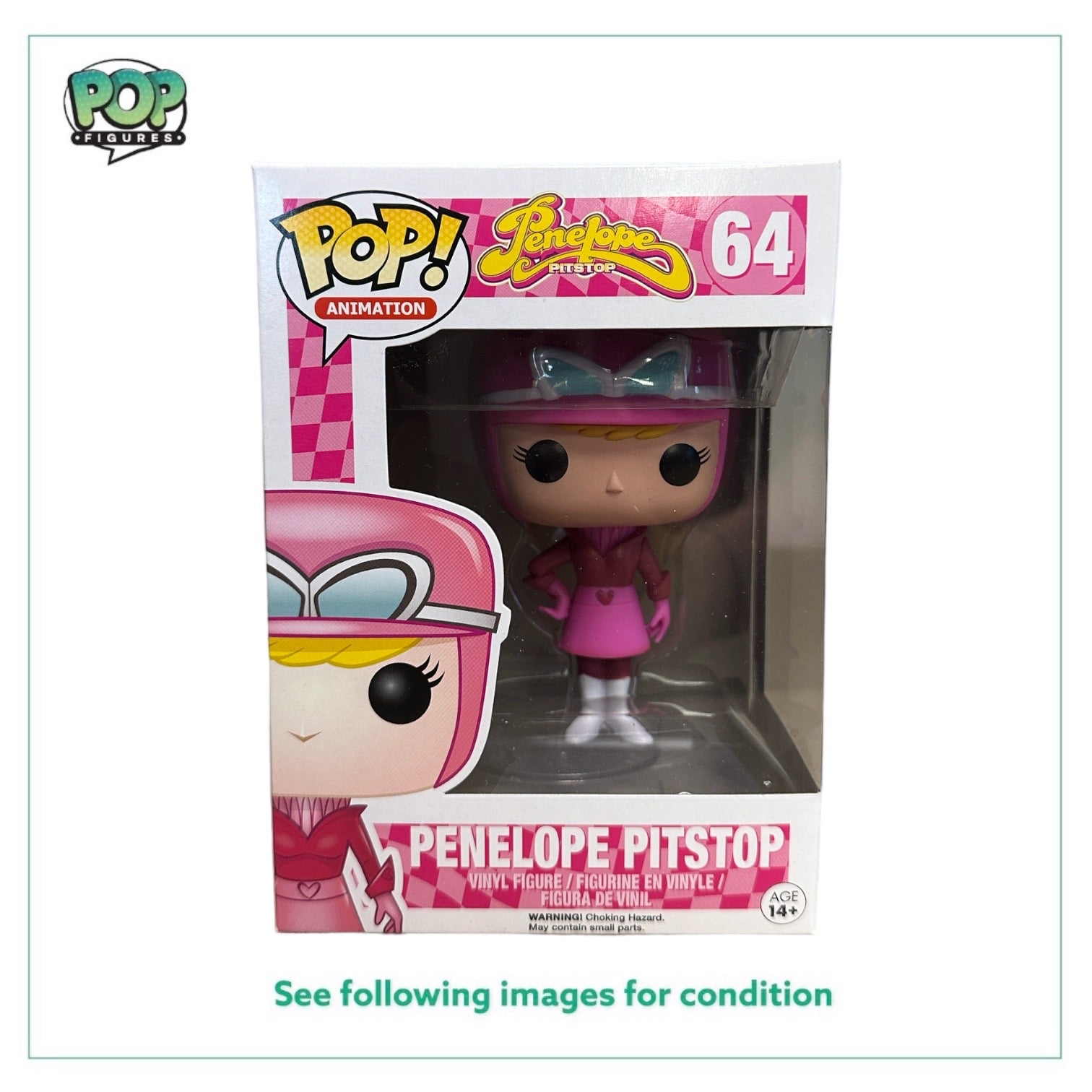 Penelope Pitstop #64 Funko Pop! - Penelope Pitstop - 2015 Pop! - Condition 9.5/10