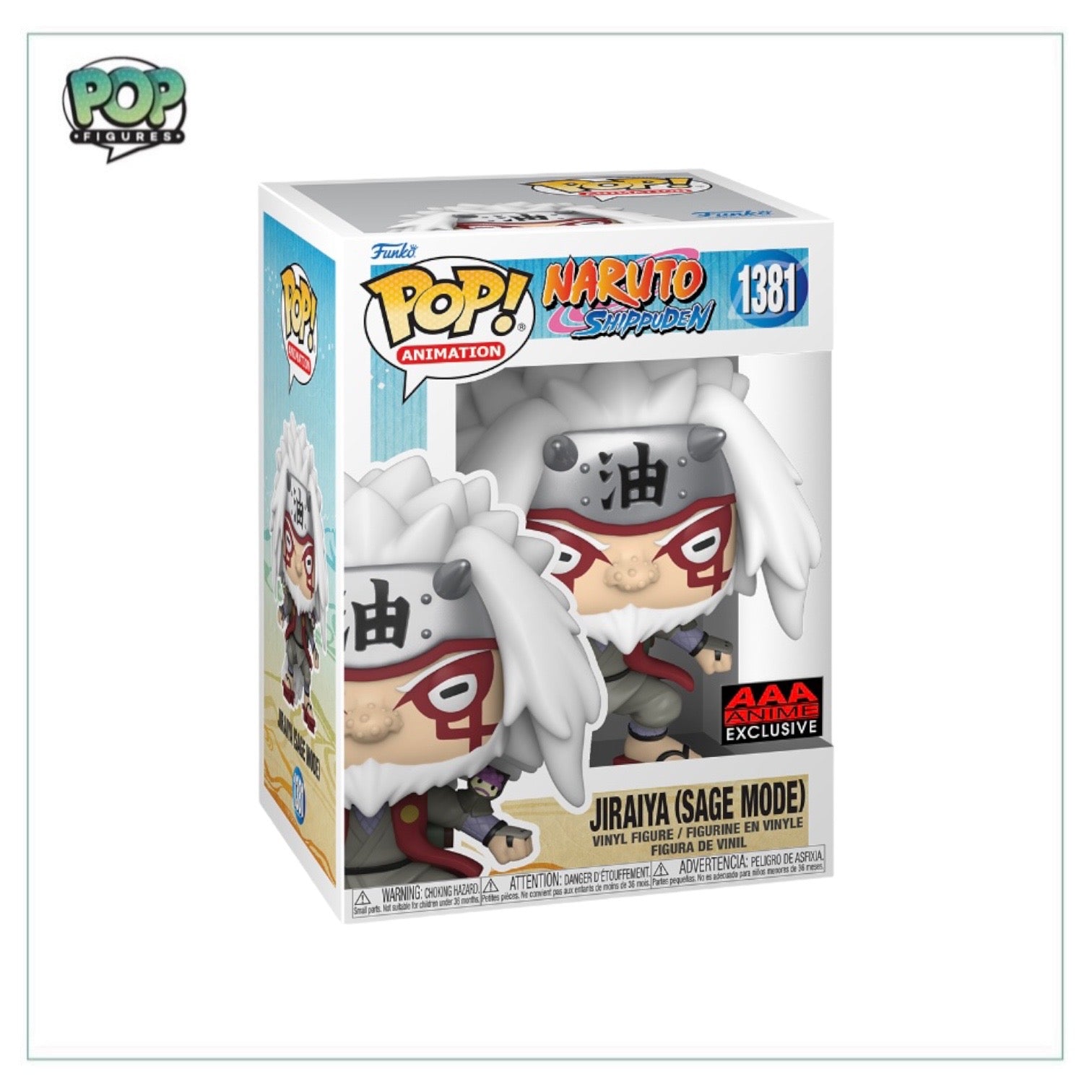 Jiraiya (Sage Mode) #1381 Funko Pop! - Naruto Shippuden - AAA Anime Exclusive
