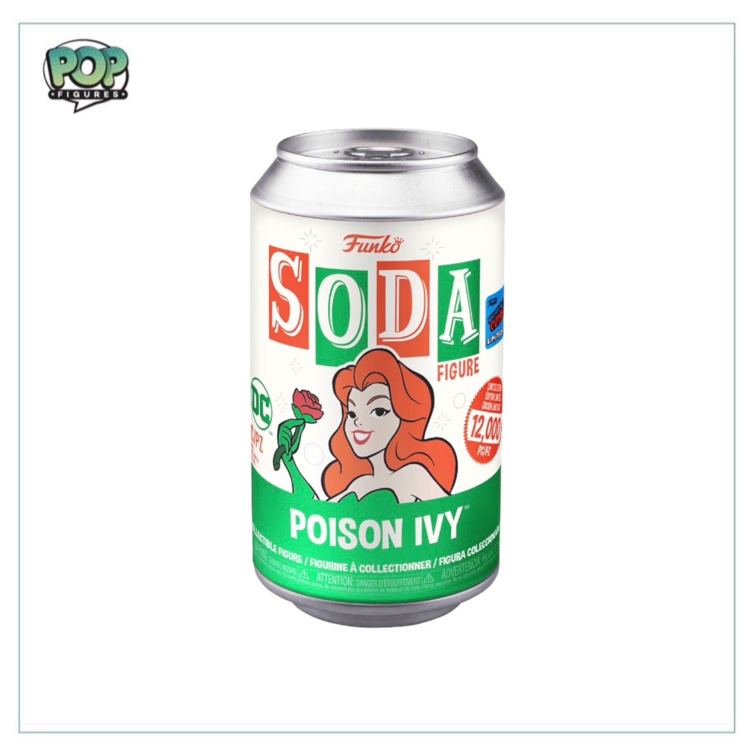 Poison Ivy Funko Soda Vinyl Figure! - DC - NYCC 2021 Official Convention Exclusive LE12000 Pcs - Chance of Chase