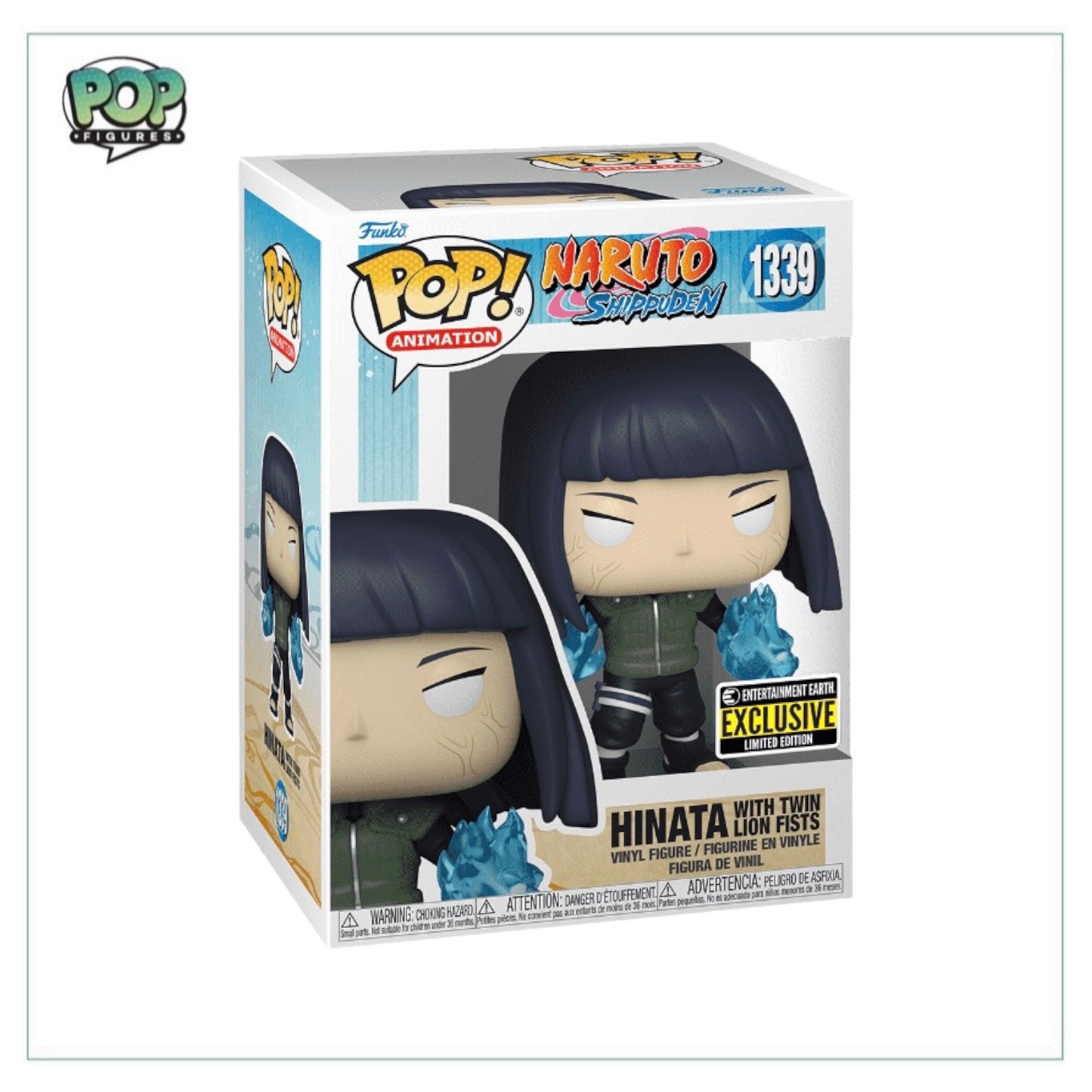 Hinata with Twin Lion Fists #1339 Funko Pop! - Naruto Shippuden - Entertainment Earth Exclusive