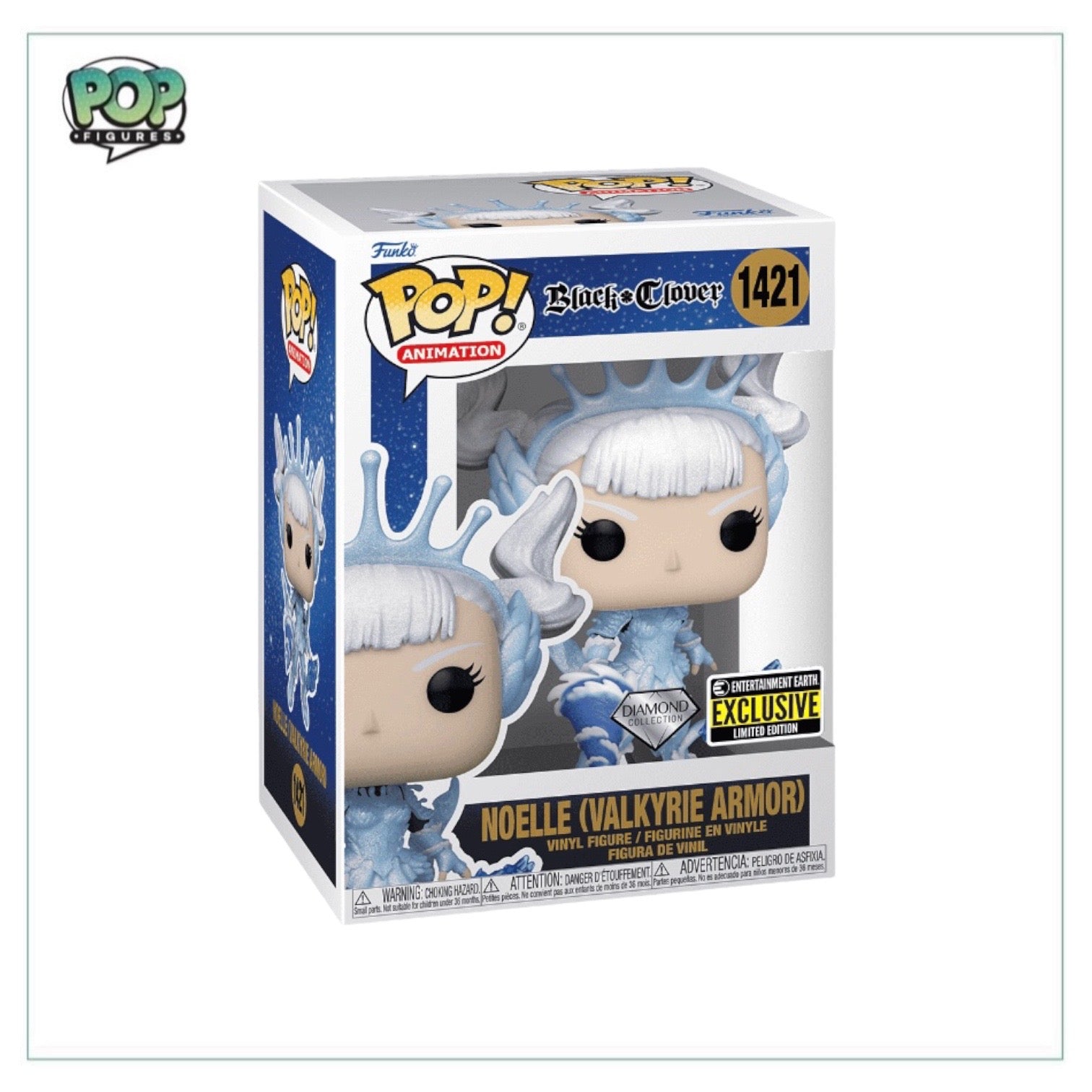 Noelle #1421 (Diamond Collection) Funko Pop! - Black Clover - Entertainment Earth Exclusive