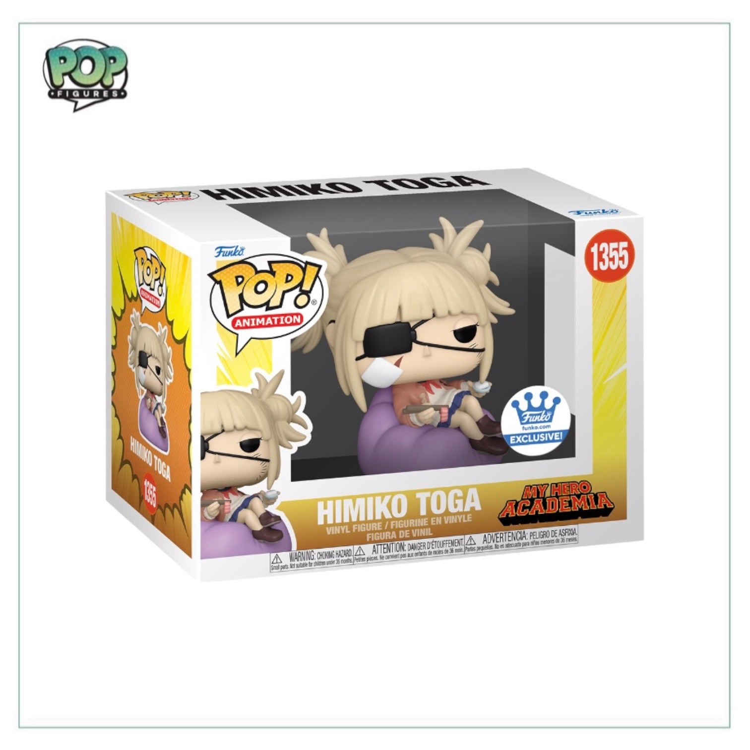 Himoko Toga #1355 (w/ Sushi) Funko Pop! - My Hero Academia - Funko Shop Exclusive