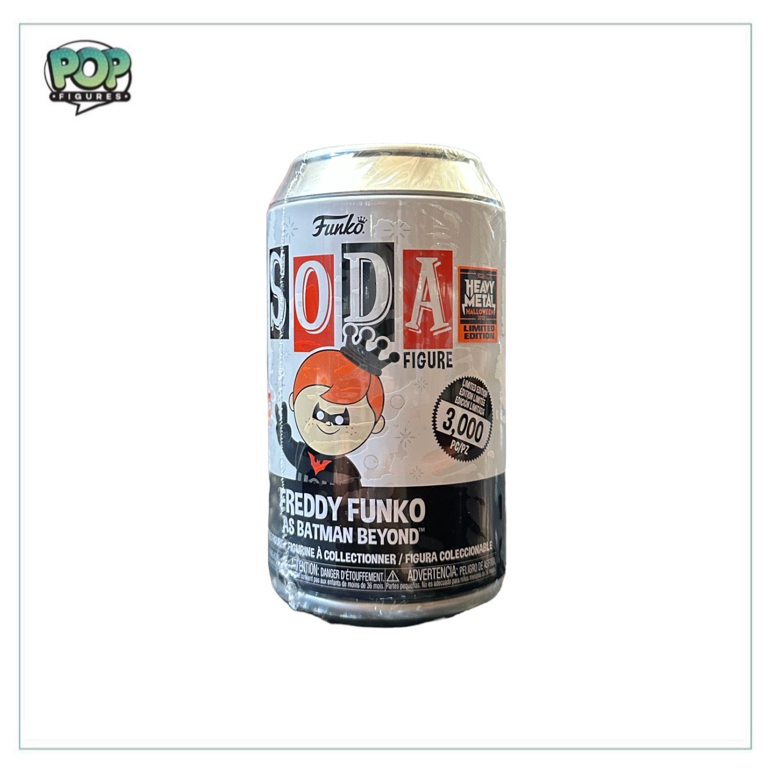 Freddy Funko as Batman Beyond Funko Soda Vinyl Figure! - Heavy Metal Halloween 2023 Exclusive LE3000 Pcs