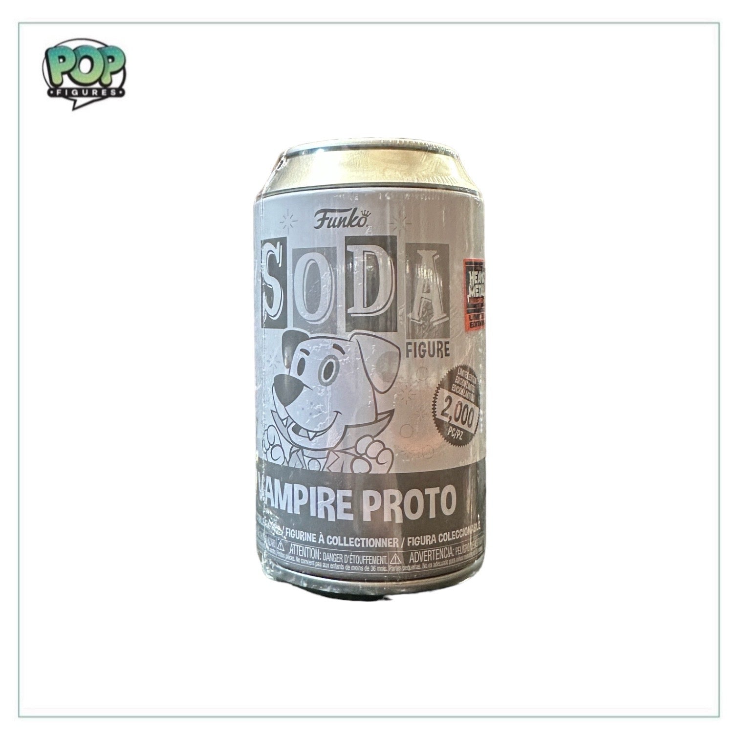 Vampire Proto (Translucent) Funko Soda Vinyl Figure! - Heavy Metal Halloween 2023 Exclusive LE2000 Pcs